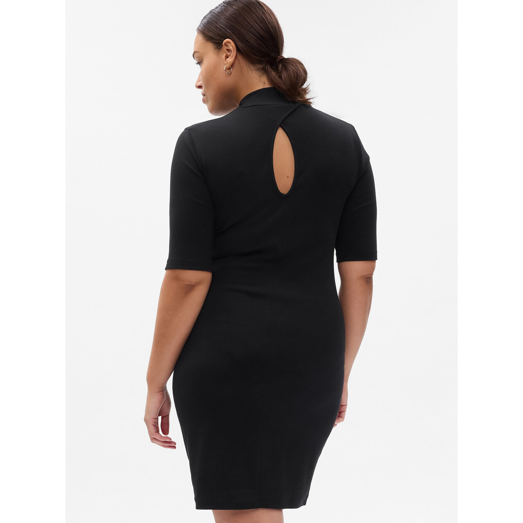 Gap Плетена рокля 792860-01 Черен Slim Fit - Pepit.bg