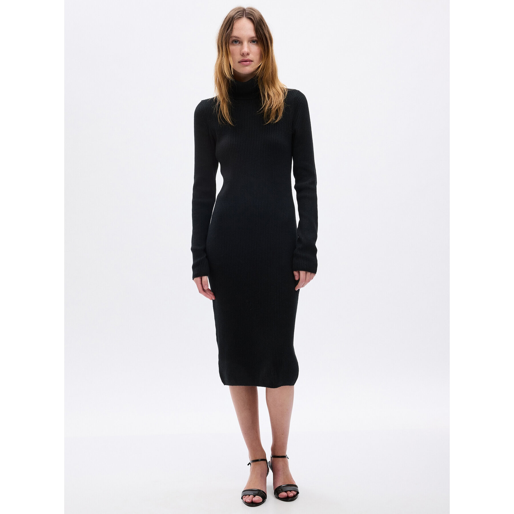 Gap Плетена рокля 814747-01 Черен Slim Fit - Pepit.bg