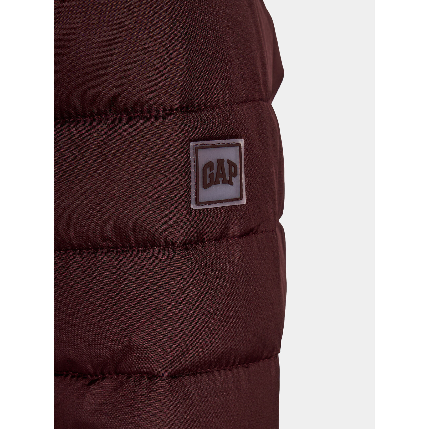 Gap Пухено яке 724654-02 Бордо Regular Fit - Pepit.bg