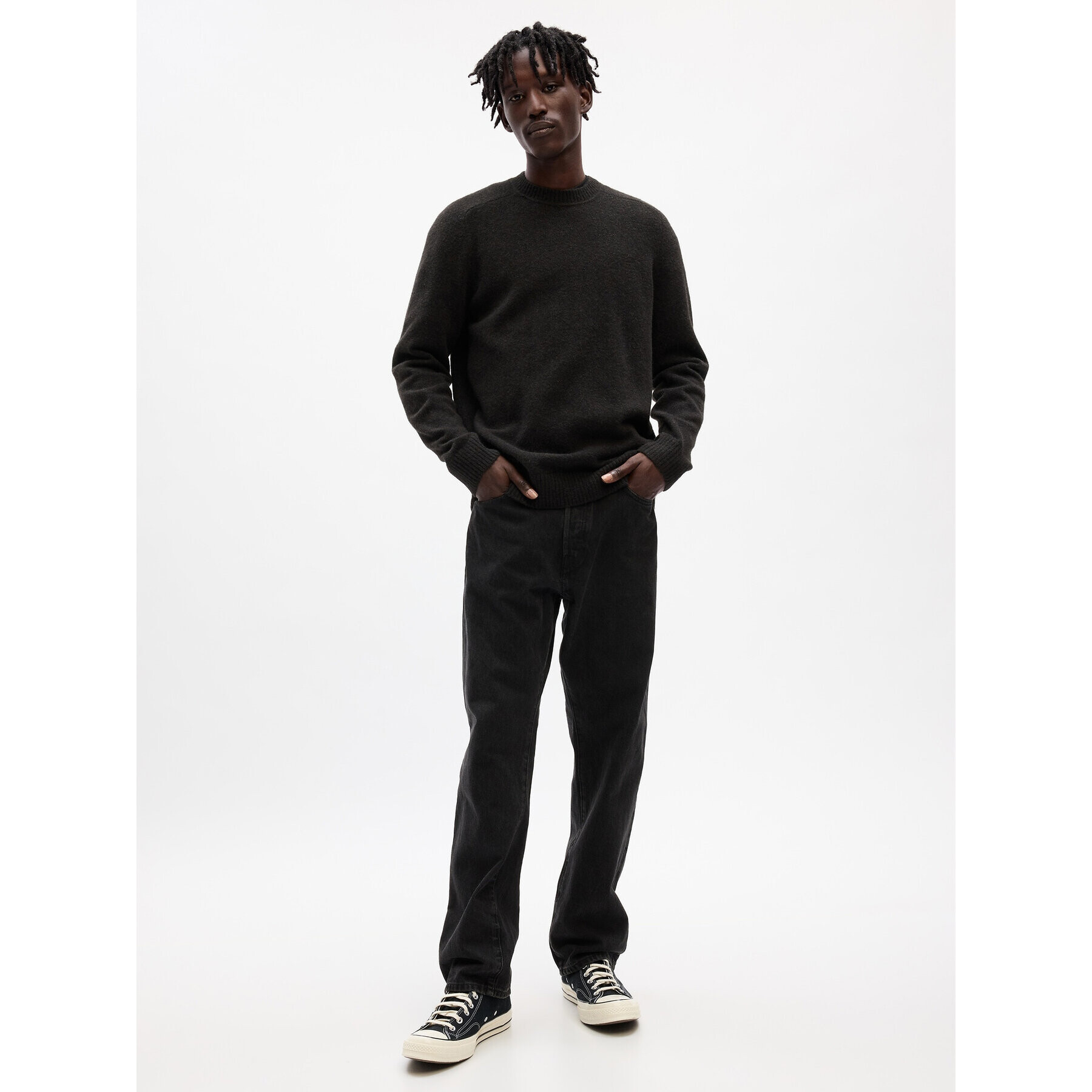 Gap Пуловер 787102-00 Черен Regular Fit - Pepit.bg