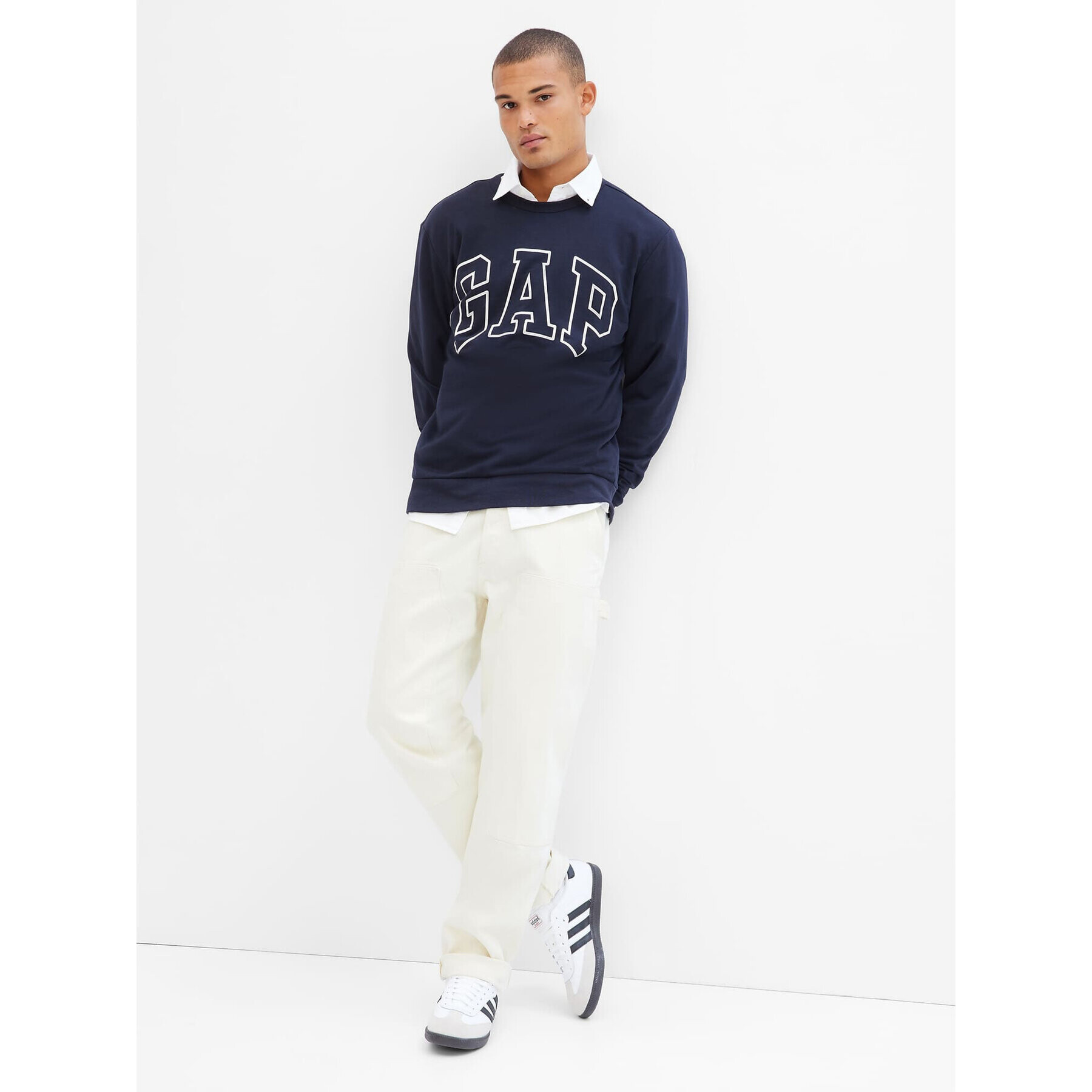 Gap Суитшърт 427434-01 Тъмносин Regular Fit - Pepit.bg