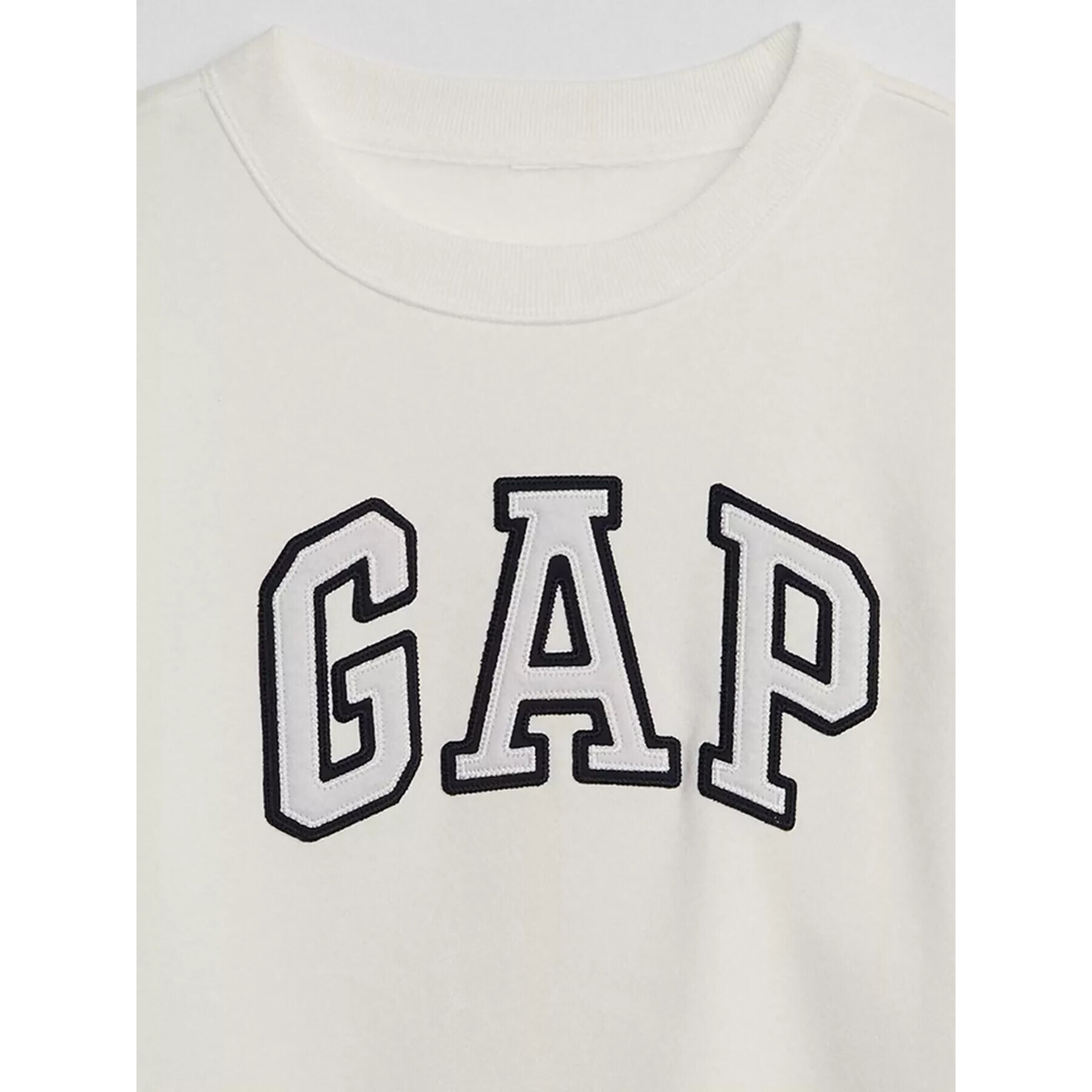 Gap Суитшърт 554936-08 Бял Regular Fit - Pepit.bg