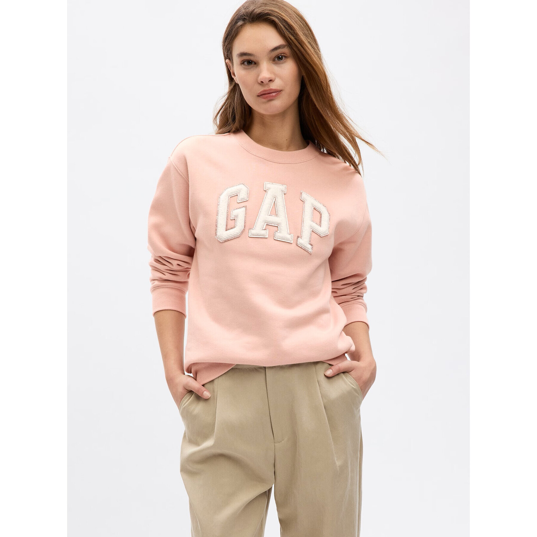 Gap Суитшърт 554936-18 Розов Regular Fit - Pepit.bg