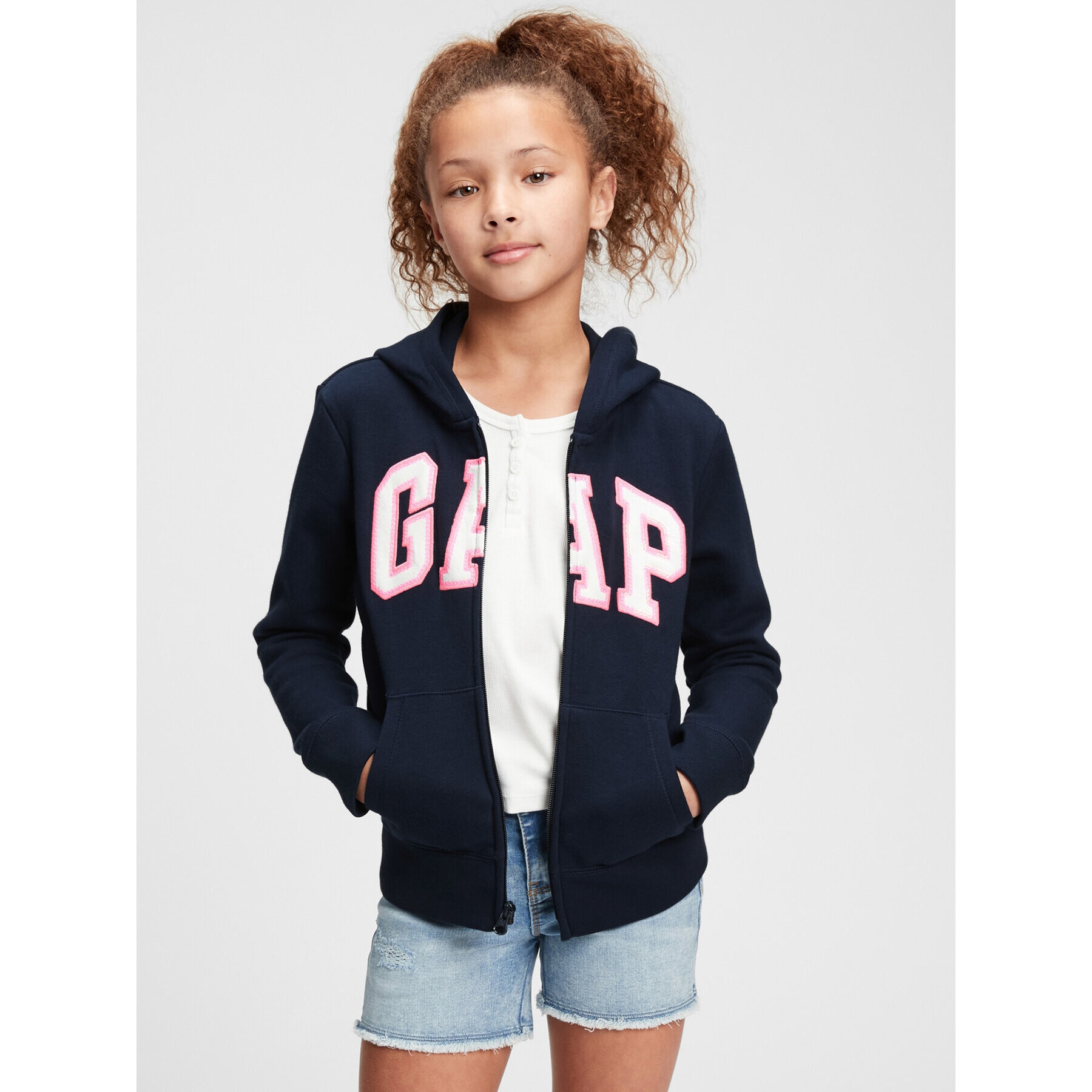 Gap Суитшърт 692277-10 Тъмносин Regular Fit - Pepit.bg