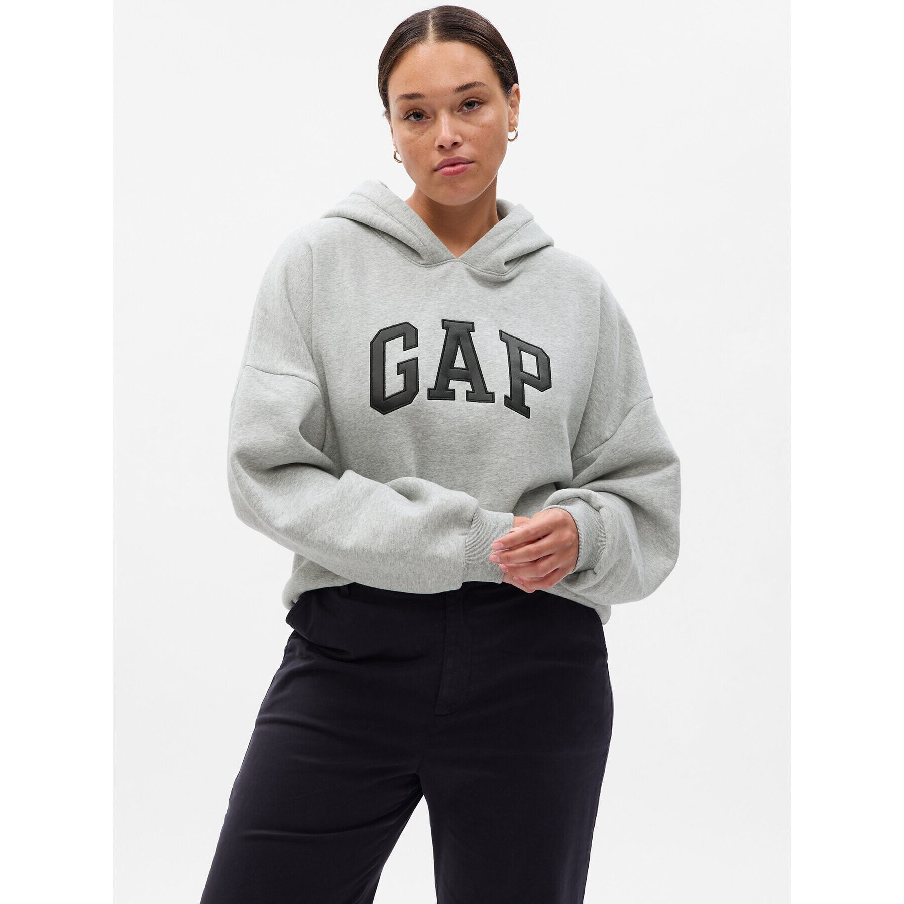 Gap Суитшърт 729618-02 Сив Regular Fit - Pepit.bg