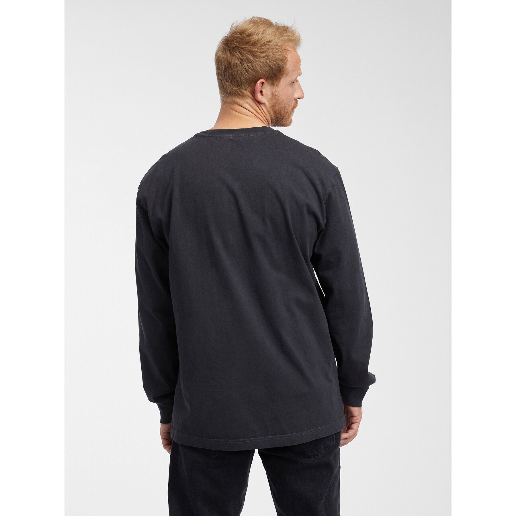 Gap Тениска с дълъг ръкав 776692-00 Черен Regular Fit - Pepit.bg