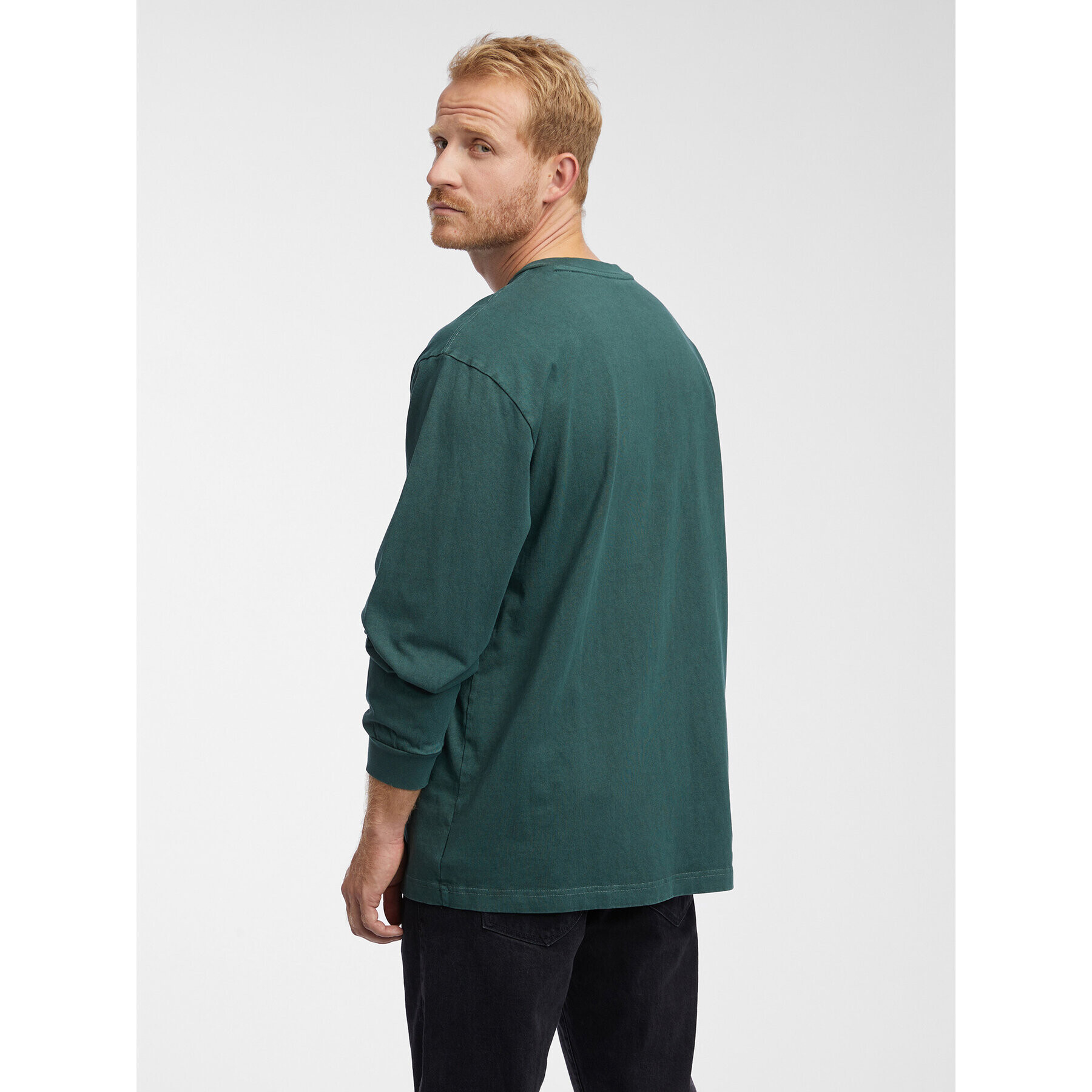 Gap Тениска с дълъг ръкав 776692-03 Зелен Regular Fit - Pepit.bg