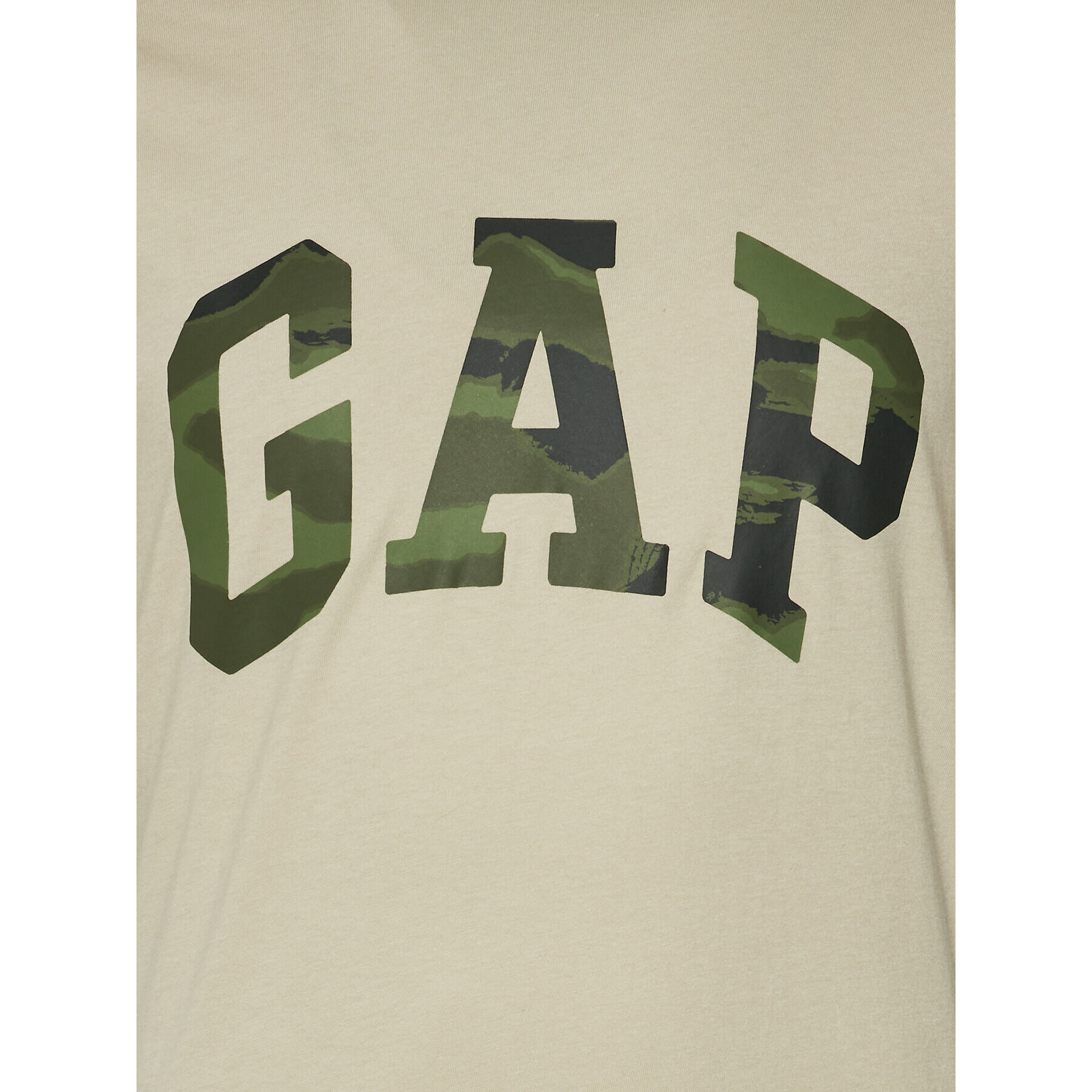 Gap Тишърт 550338-26 Бежов Regular Fit - Pepit.bg