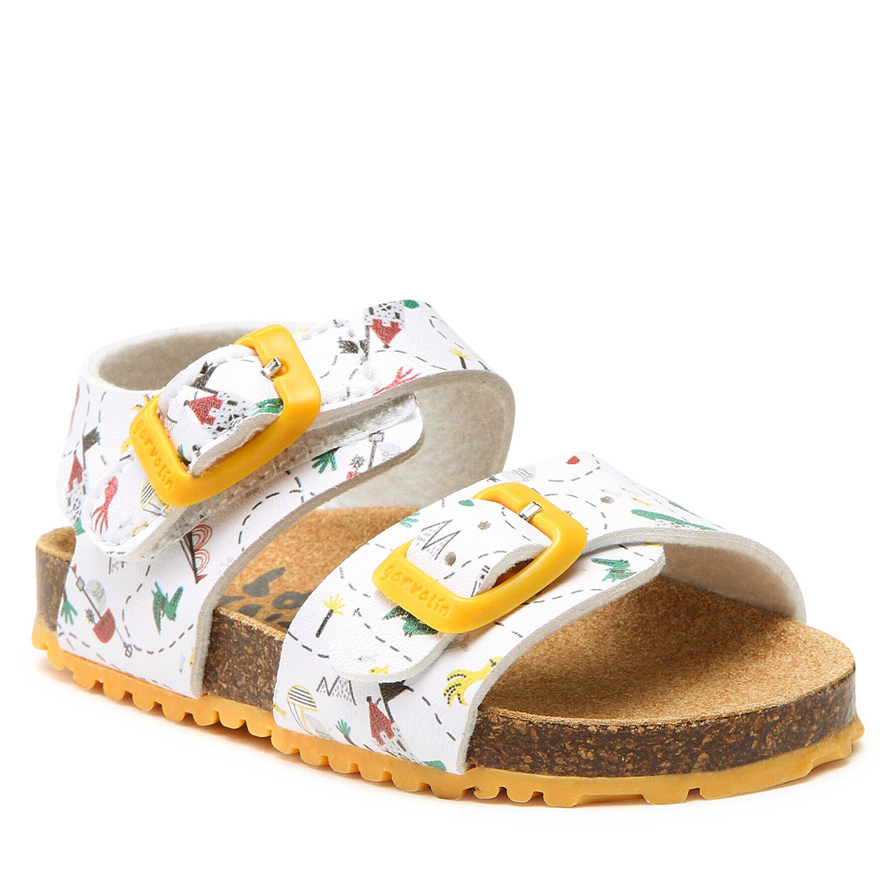 Garvalin Сандали 232663 M Бял - Pepit.bg