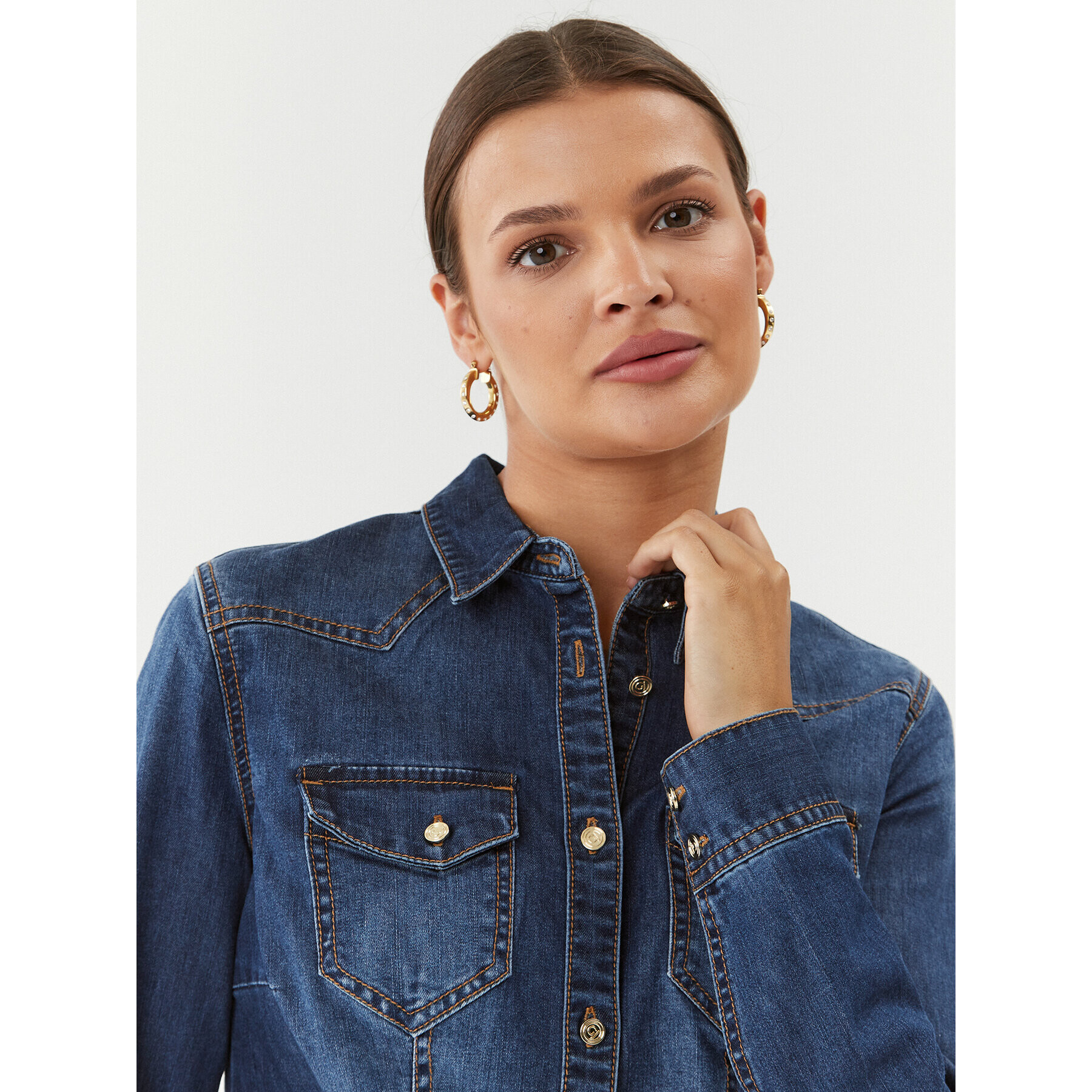 Gaudi Дънково яке 321BD46001 Тъмносин Regular Fit - Pepit.bg
