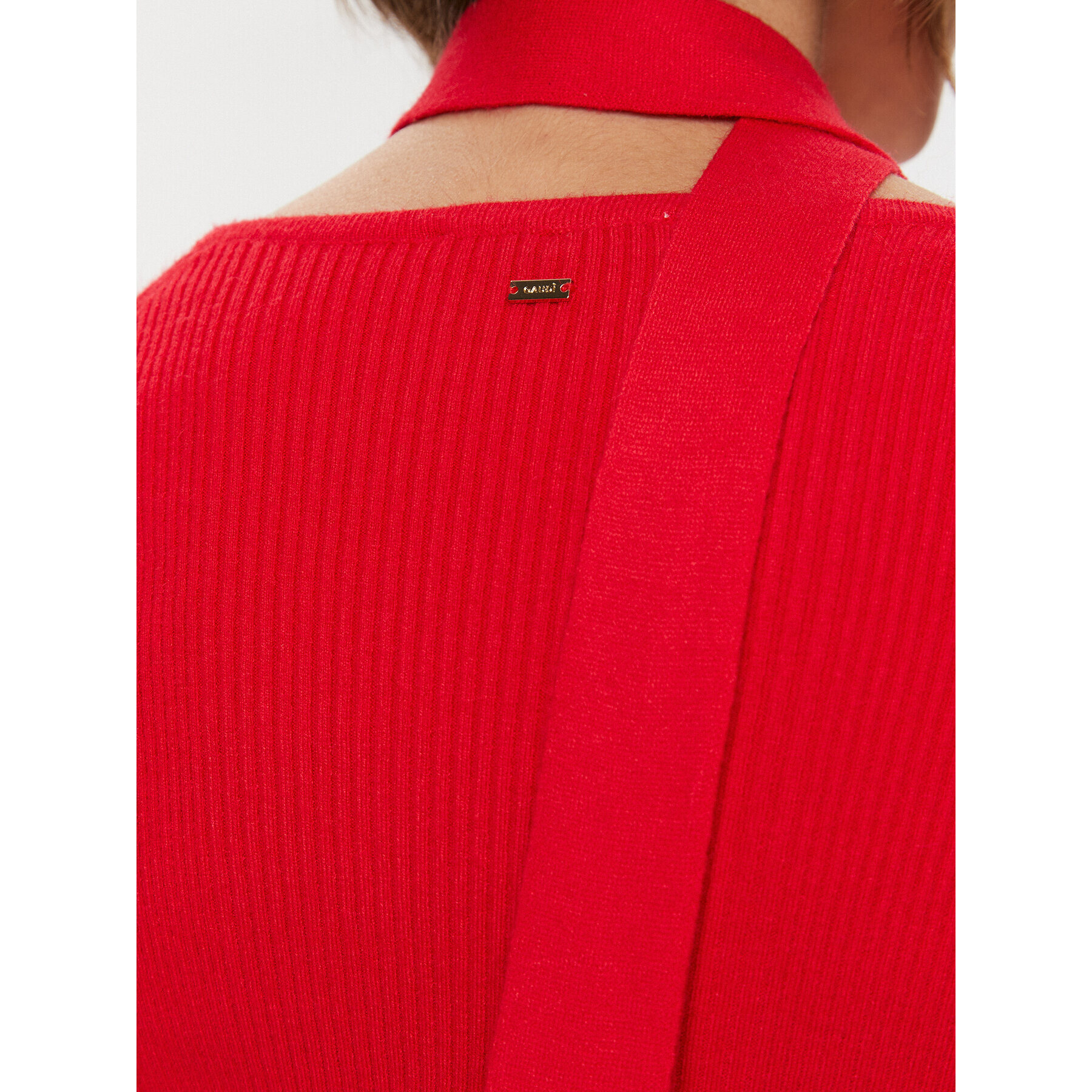 Gaudi Плетена рокля 321FD13008 Червен Regular Fit - Pepit.bg