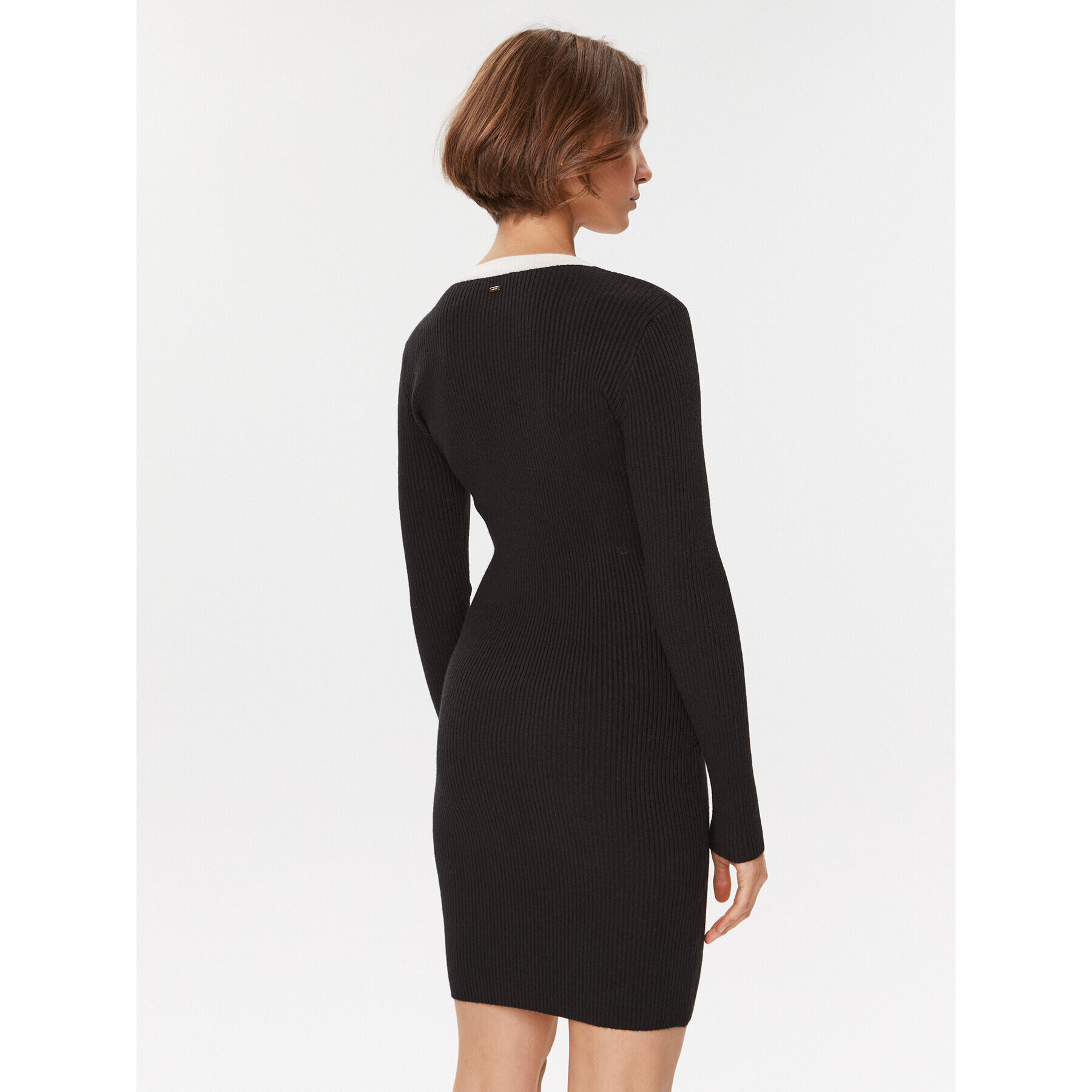 Gaudi Плетена рокля 321FD13009 Черен Regular Fit - Pepit.bg