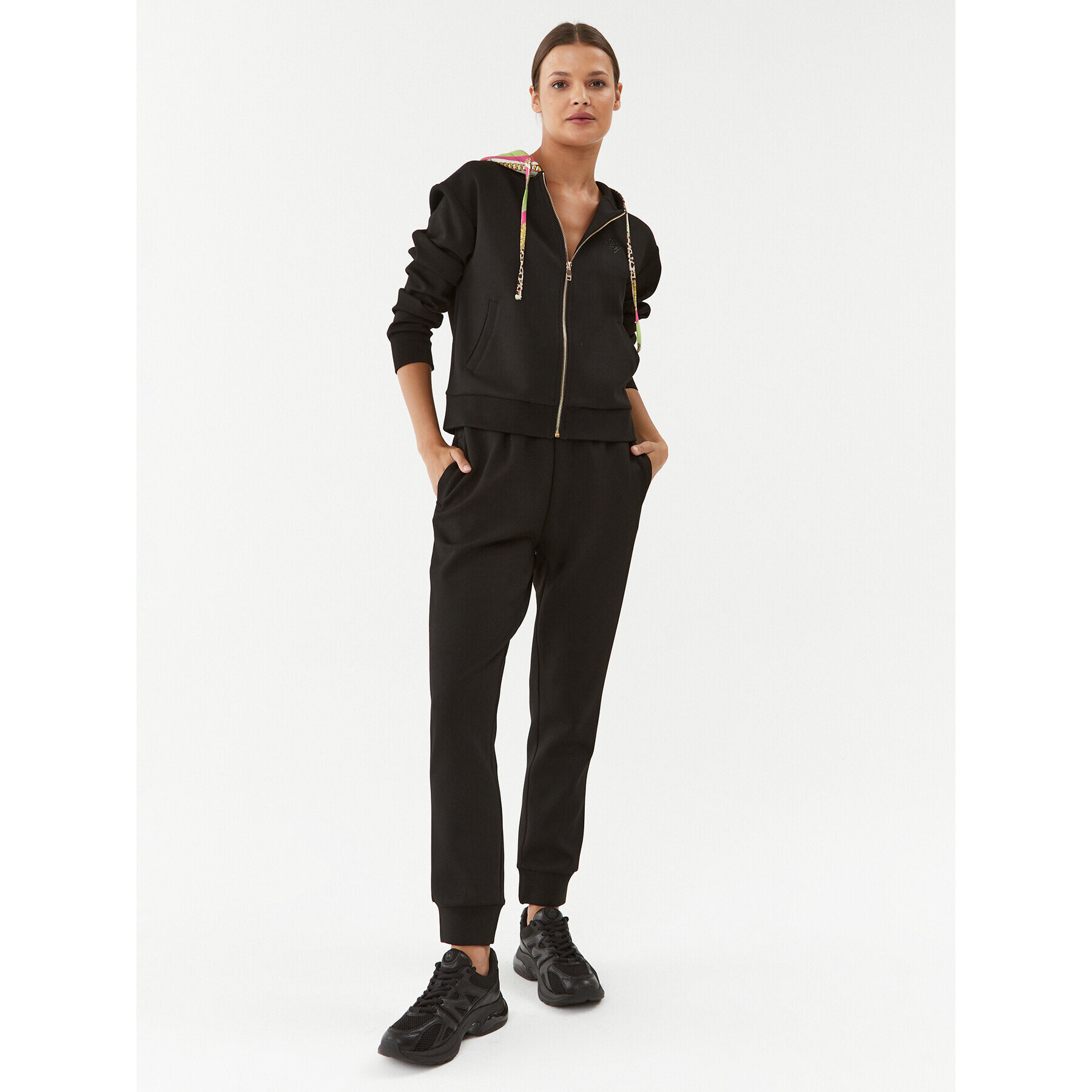 Gaudi Суитшърт 321BD64001 Черен Regular Fit - Pepit.bg