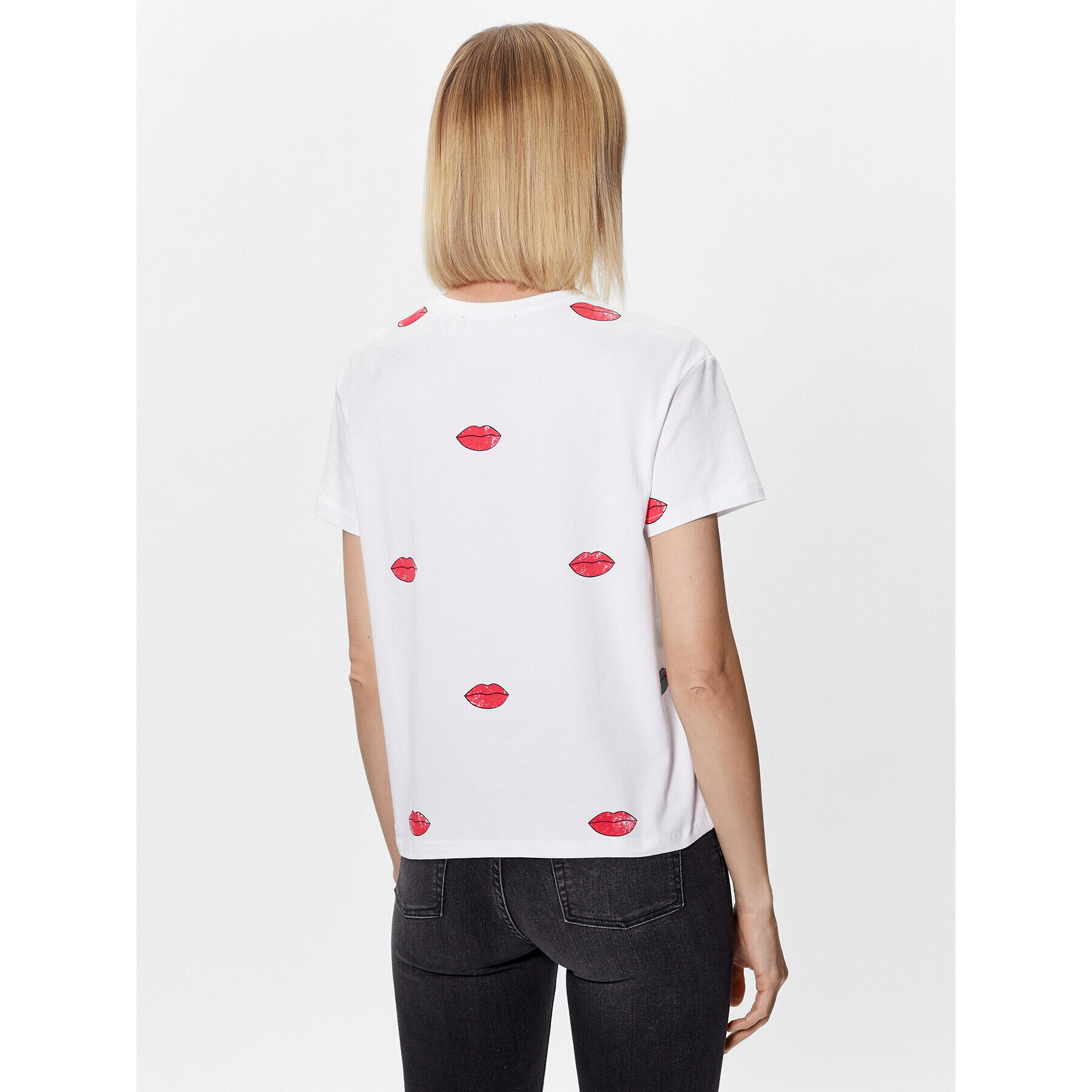 Gaudi Тишърт 311BD64008 Бял Regular Fit - Pepit.bg