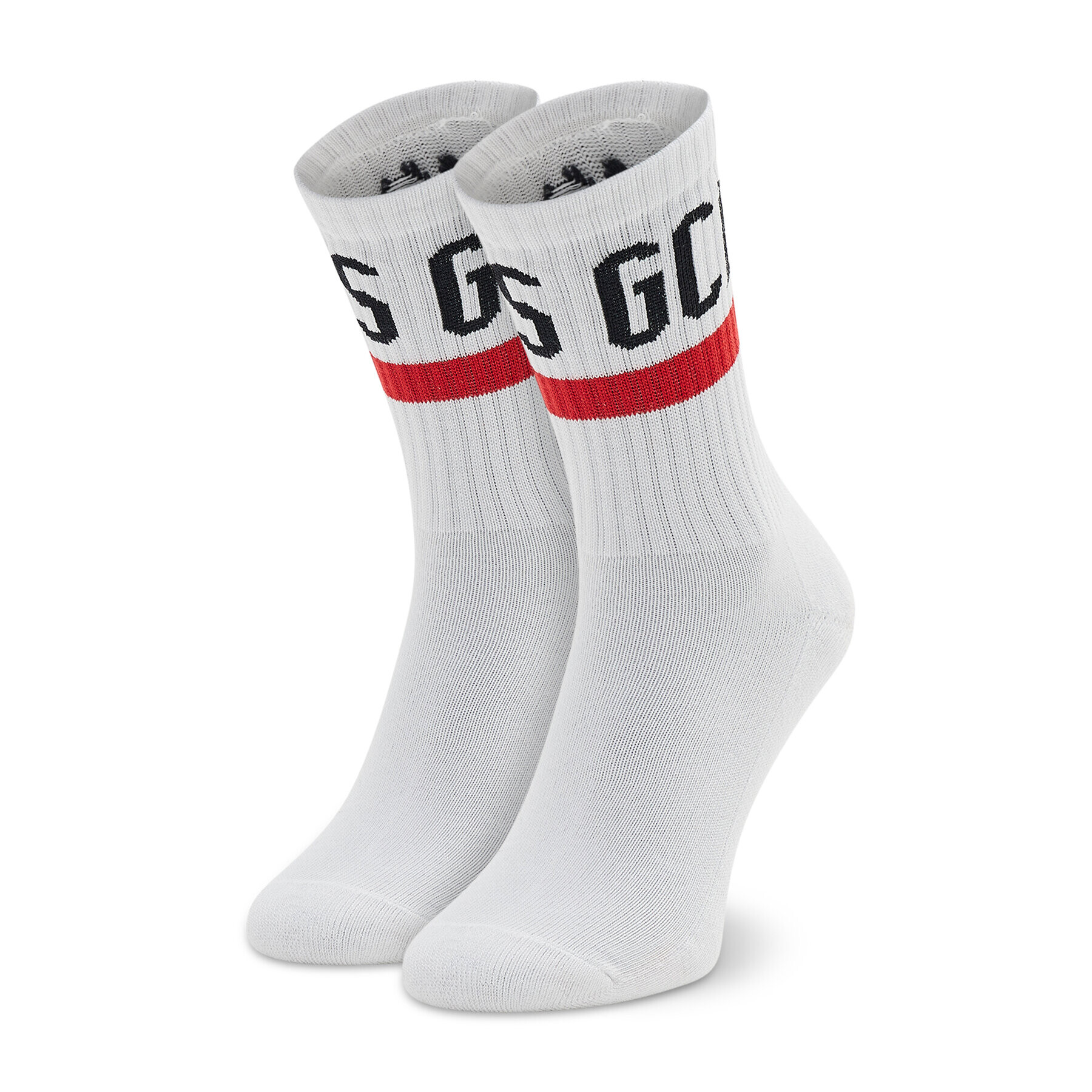 GCDS Дълги чорапи unisex CC94M010024 Бял - Pepit.bg