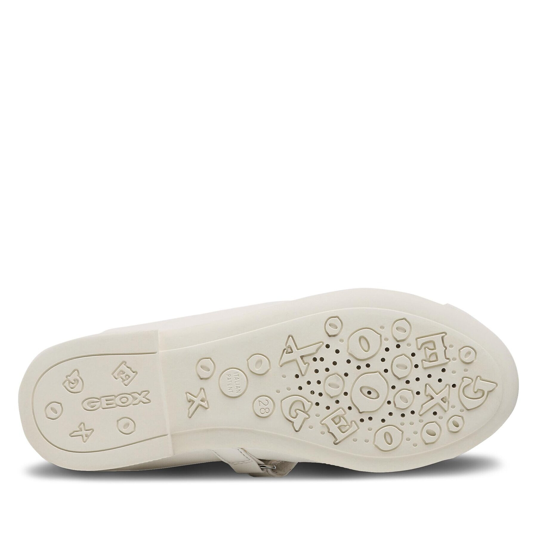 Geox Балеринки Jr Plie' J3555A000NFC1000 S Бял - Pepit.bg