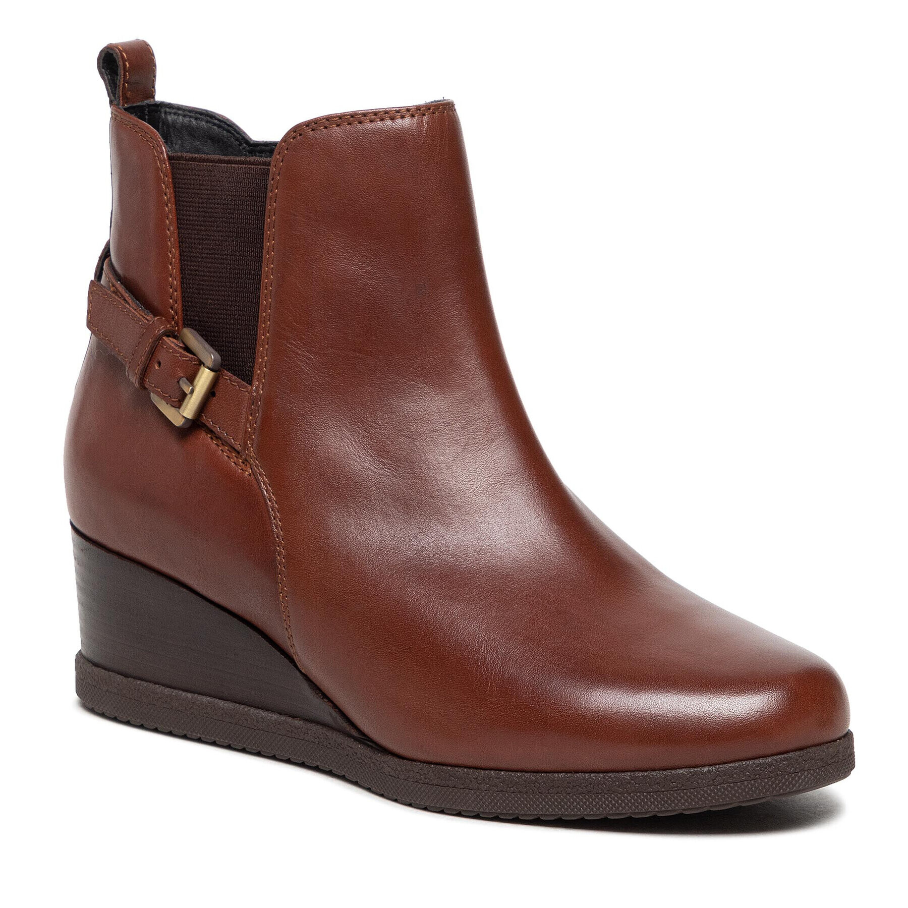 Geox Боти D Anylla Wedge C D04LDC 00043 C0013 Кафяв - Pepit.bg