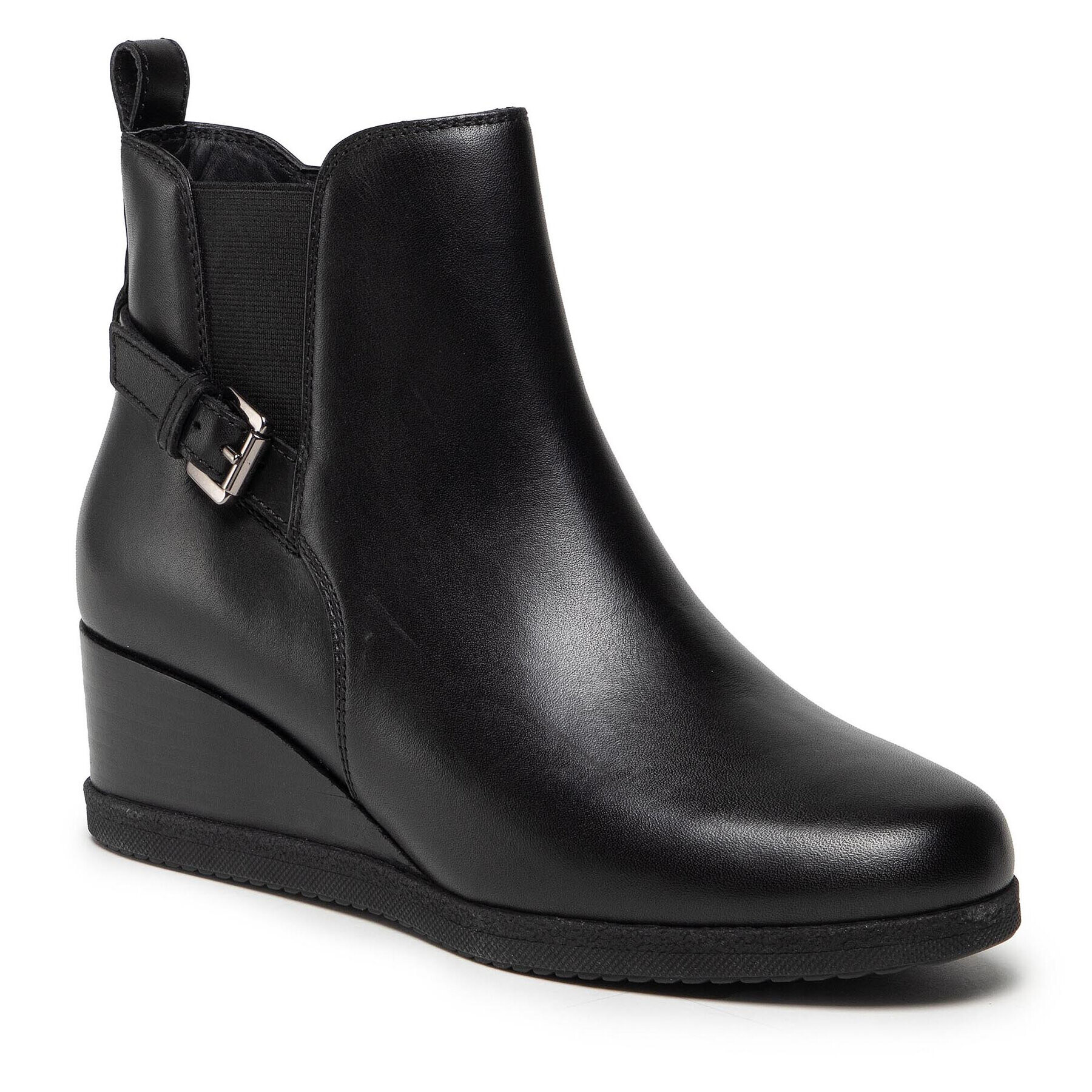 Geox Боти D Anylla Wedge C D04LDC 00043 C9999 Черен - Pepit.bg