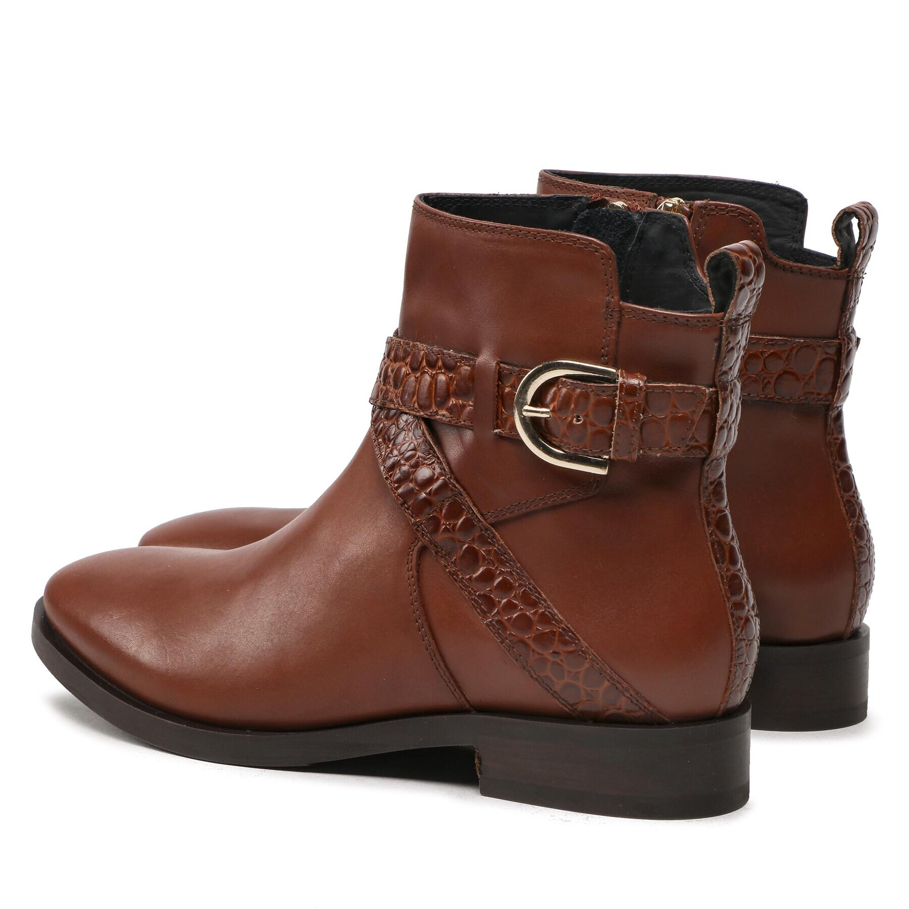 Geox Боти D Brogue D D262UD 04340 C0013 Кафяв - Pepit.bg