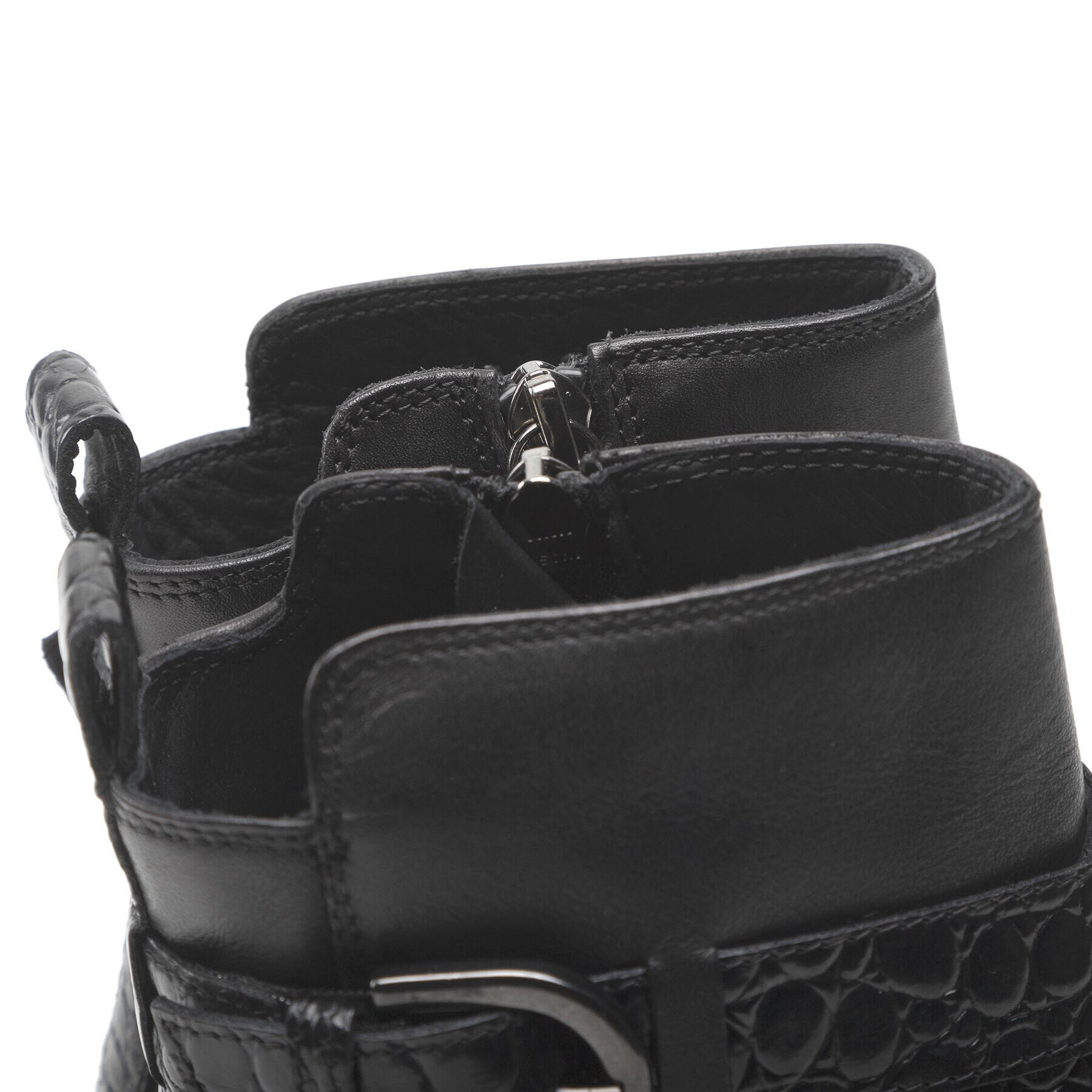 Geox Боти D Brogue D D262UD 04340 C9999 Черен - Pepit.bg