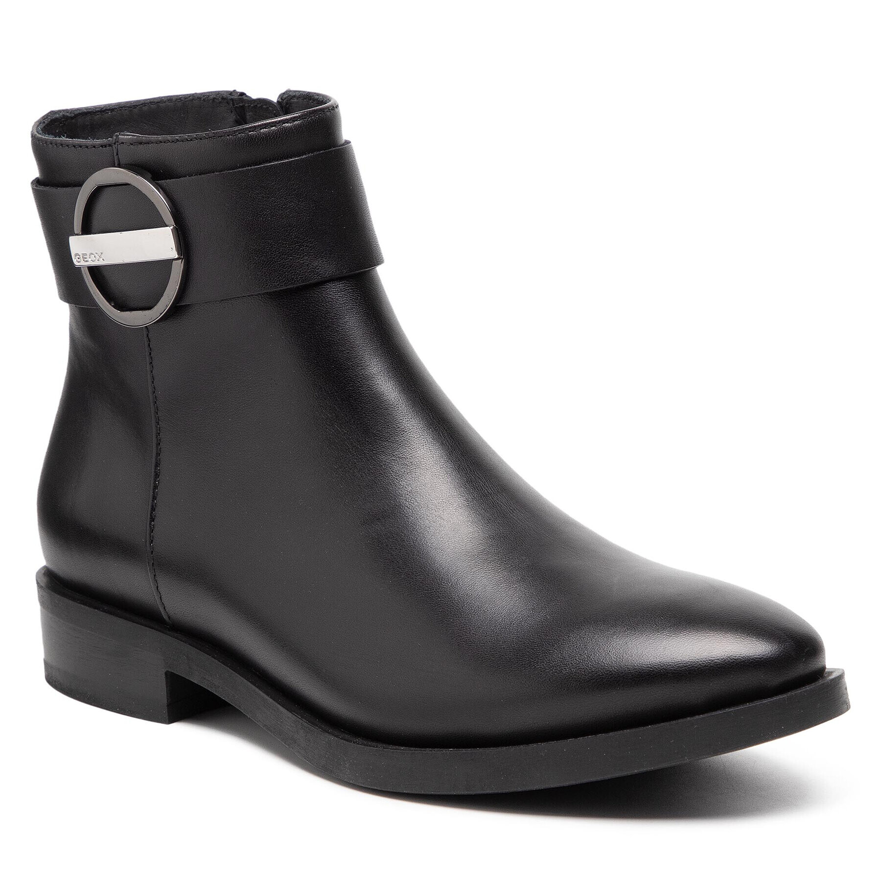 Geox Боти D Brogue K D162UK 00043 C9999 Черен - Pepit.bg