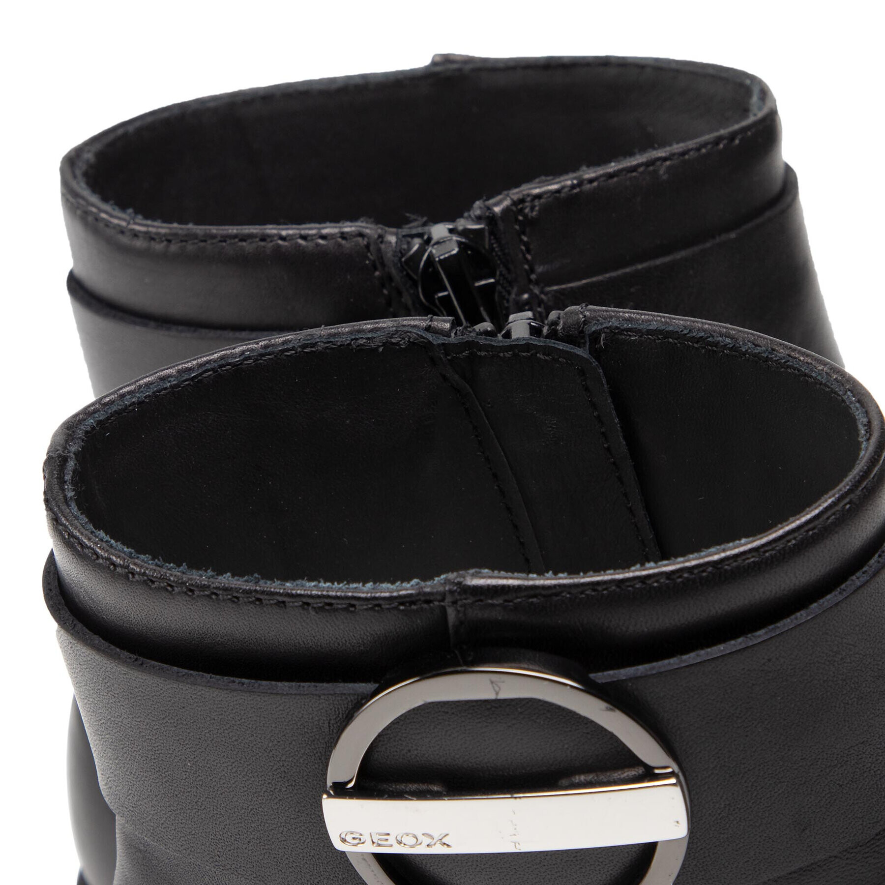 Geox Боти D Brogue K D162UK 00043 C9999 Черен - Pepit.bg
