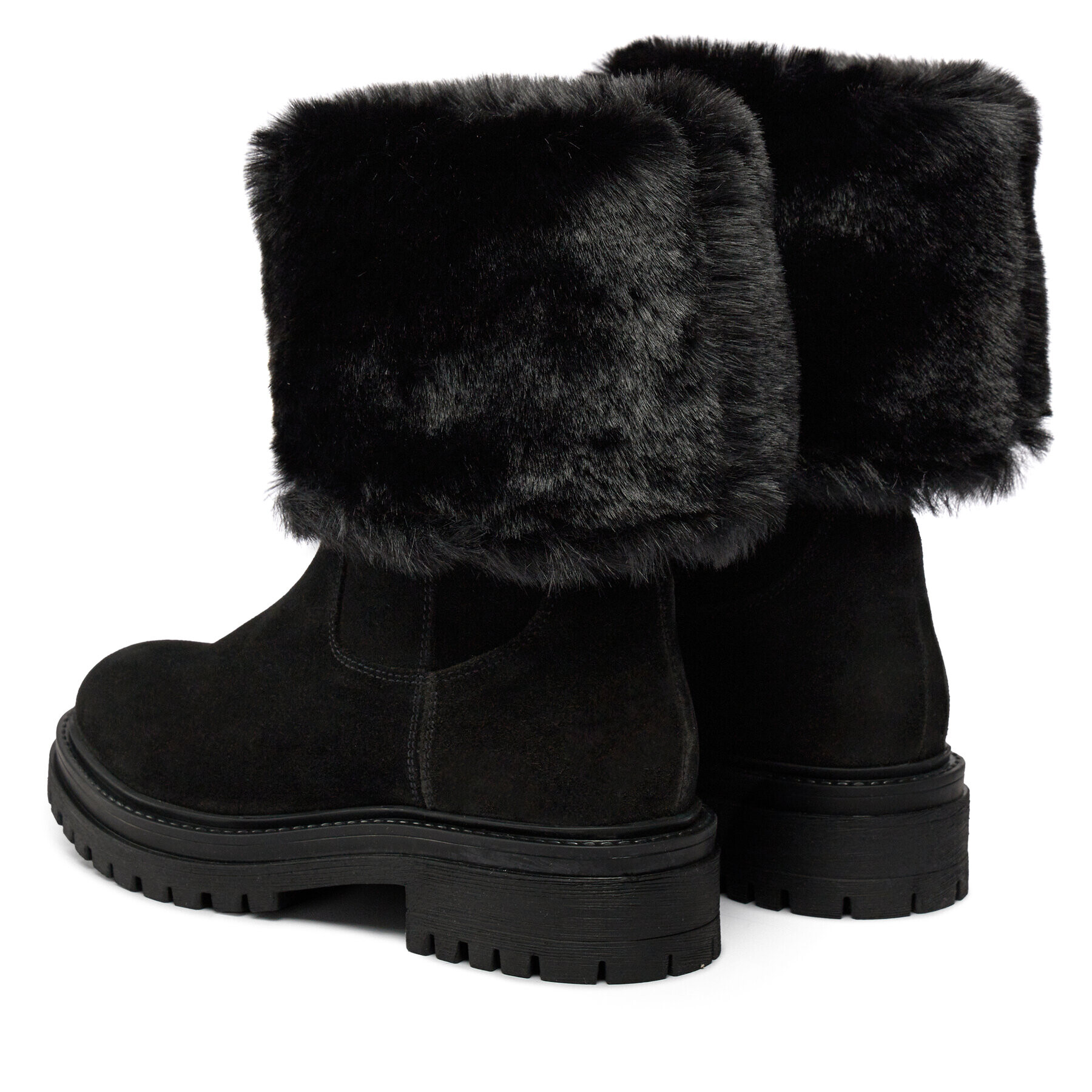 Geox Боти D Iridea D04HRM 022BH C9999 Черен - Pepit.bg