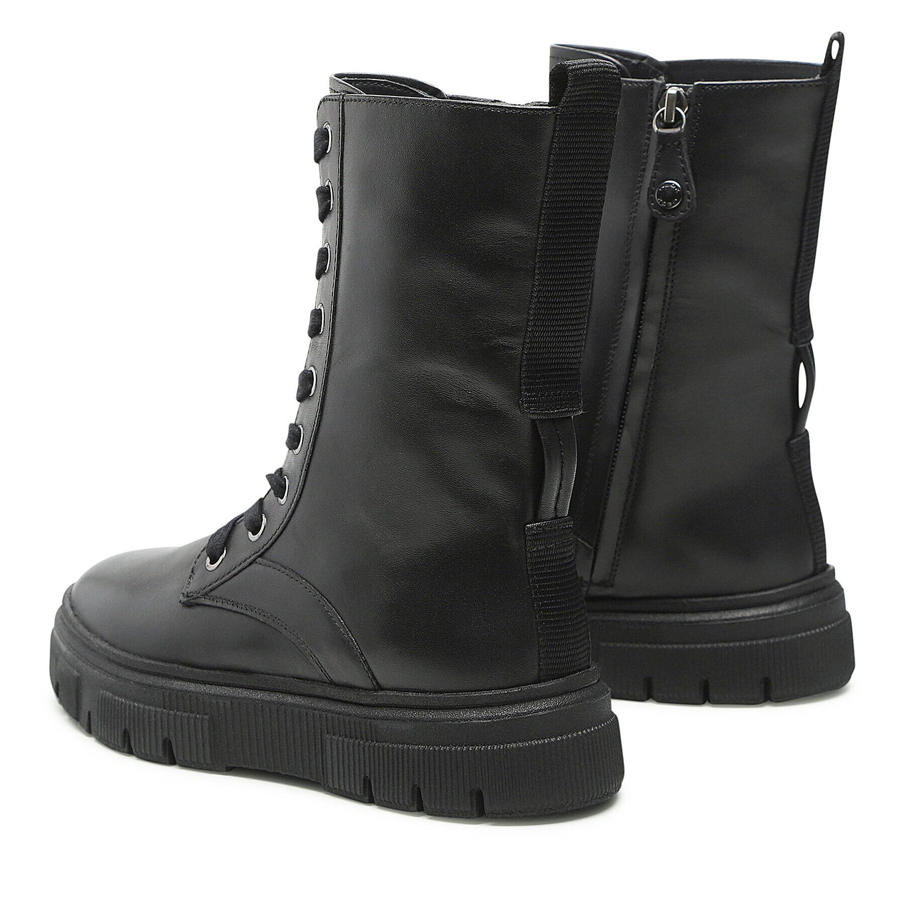 Geox Боти D Isotte E D26TZE 00085 C9999 Черен - Pepit.bg