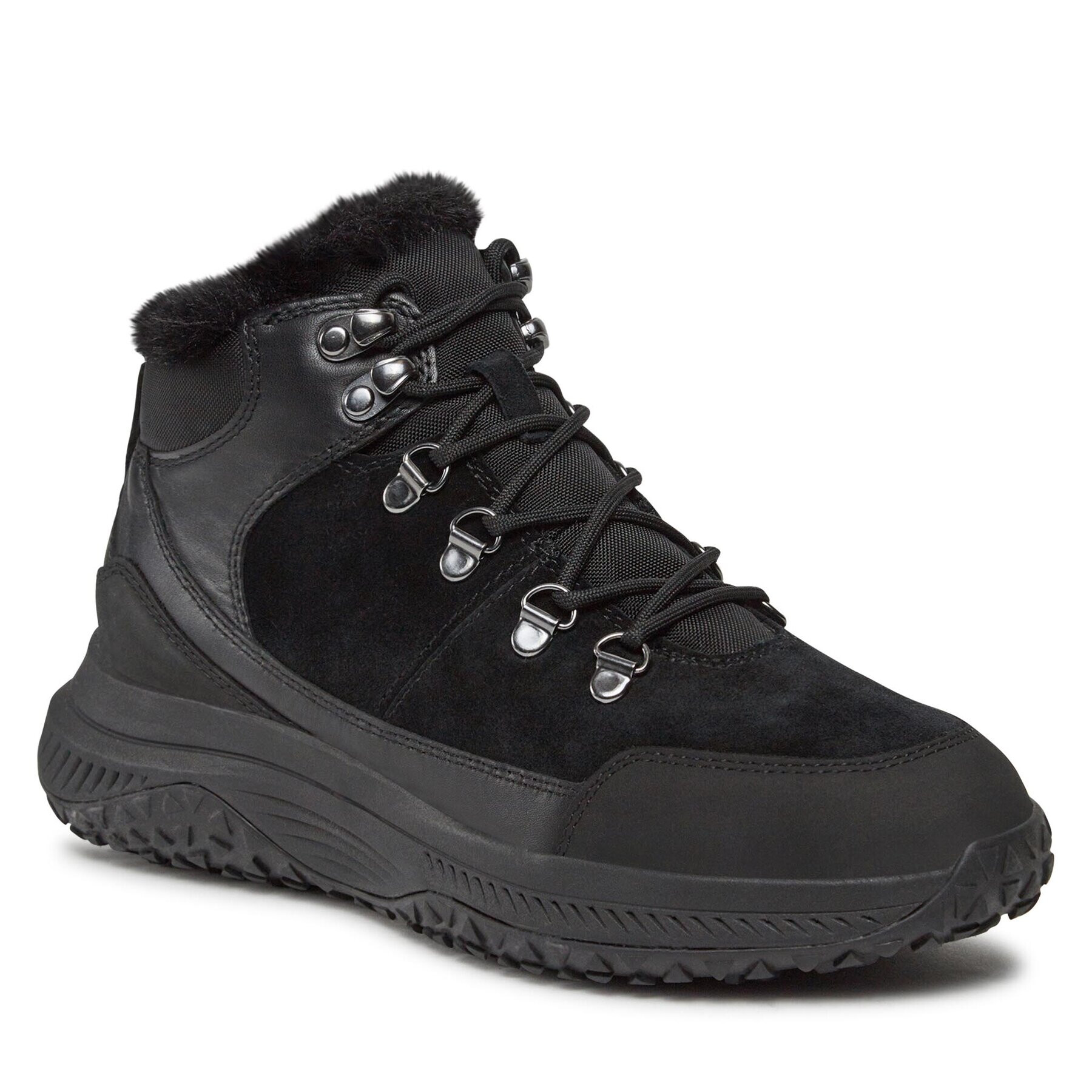 Geox Боти D Oliviera + Grip D36VNC 02232 C9999 Черен - Pepit.bg