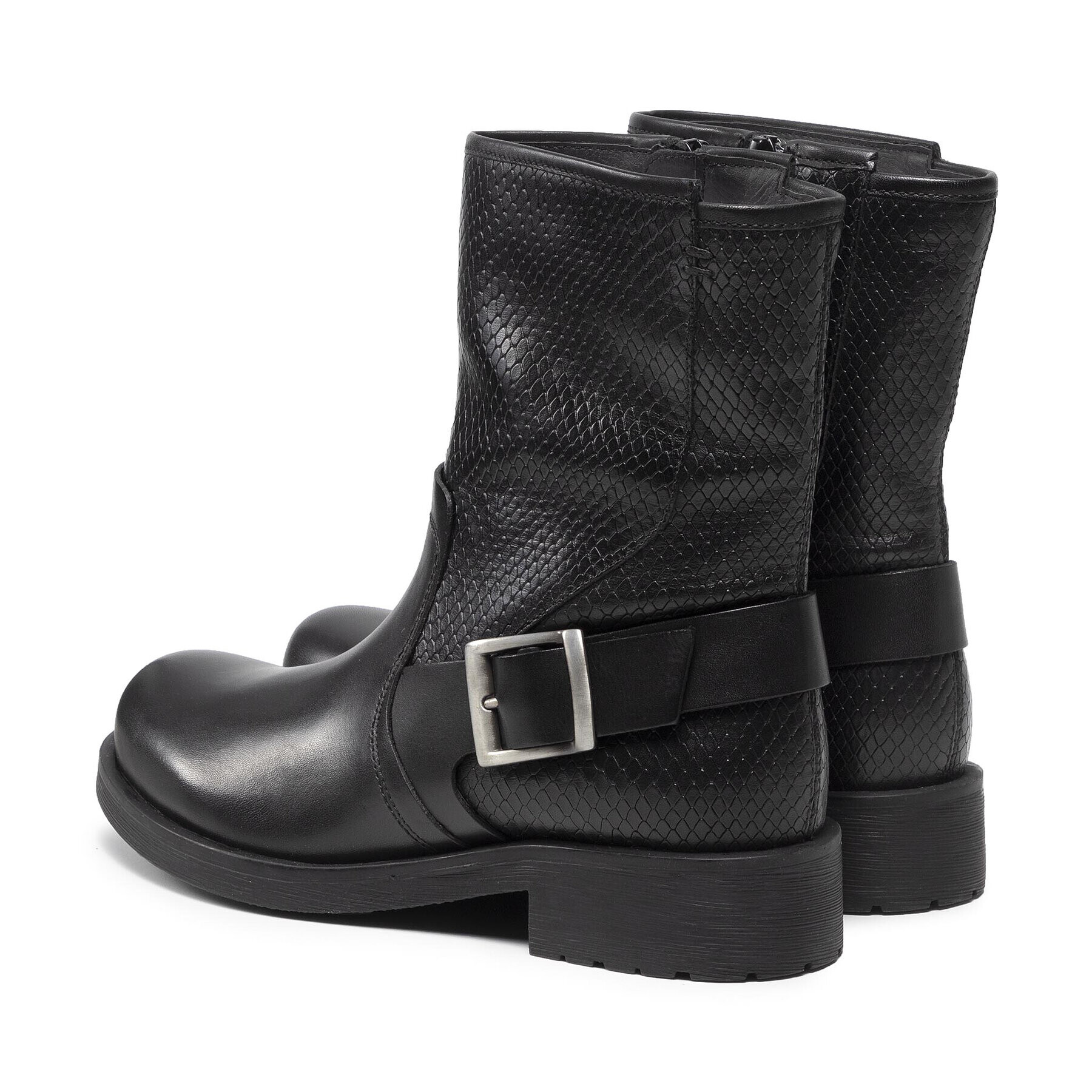 Geox Боти D Rawelle B D166RB 04341 C9999 Черен - Pepit.bg