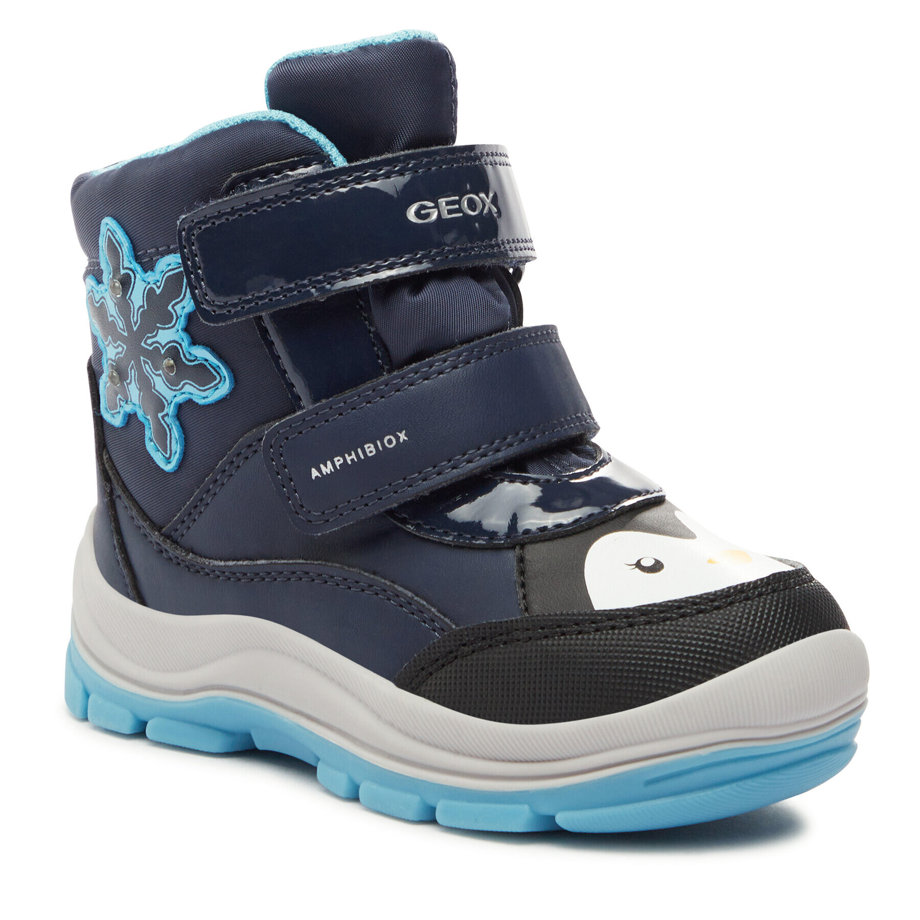 Geox Ботуши B Flanfil Girl B Abx B363WA 054FU CF4N4 S Тъмносин - Pepit.bg