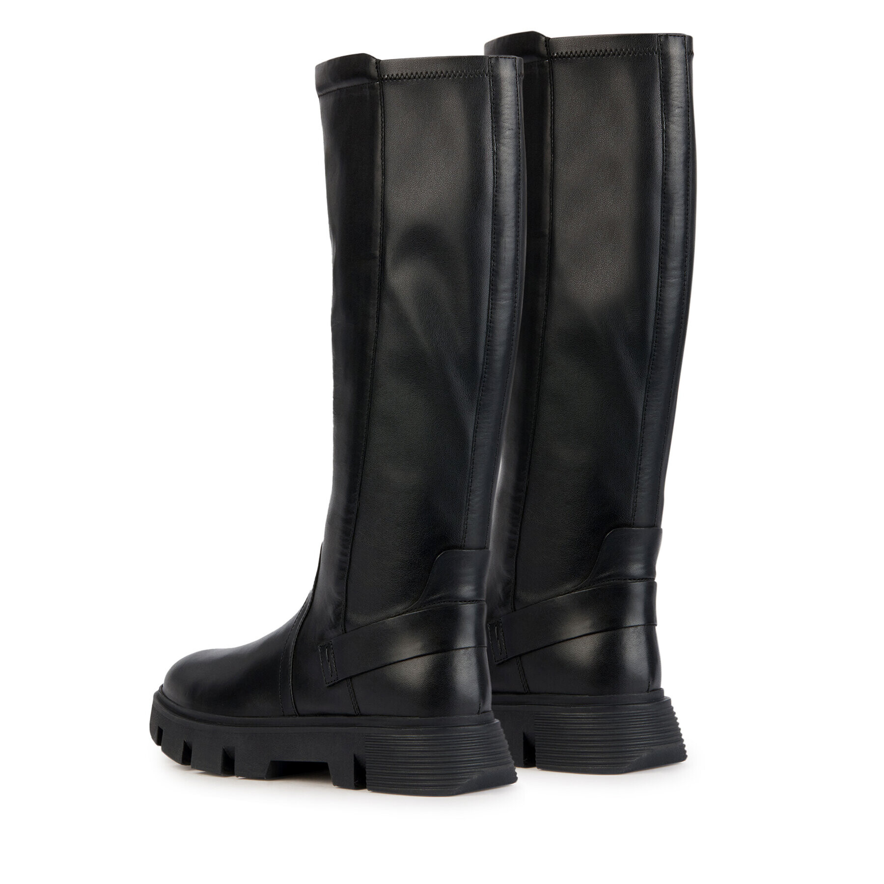 Geox Ботуши D Vilde D36UAA 085KB C9999 Черен - Pepit.bg