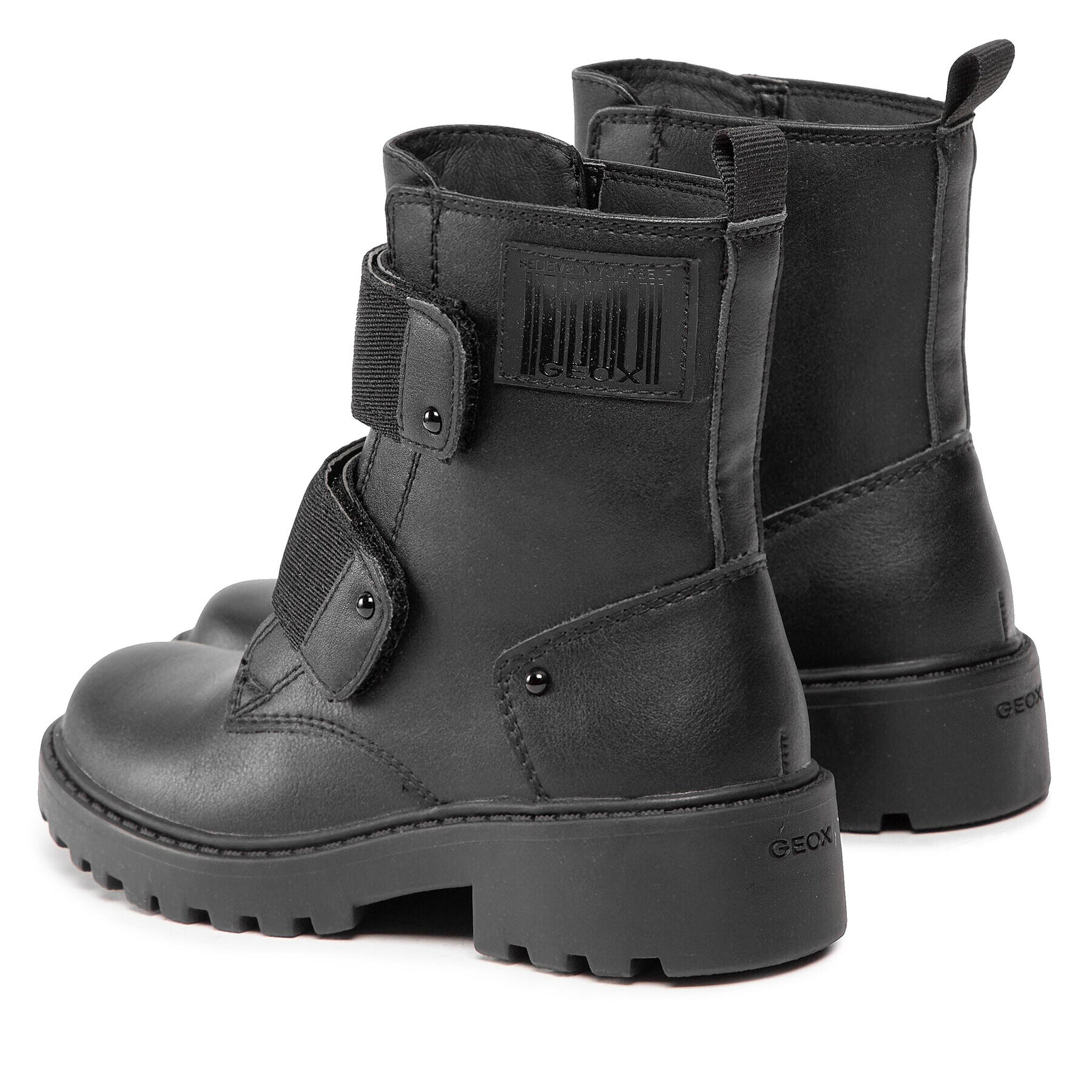 Geox Ботуши J Casey G. A J2620A 000BC C9999 S Черен - Pepit.bg