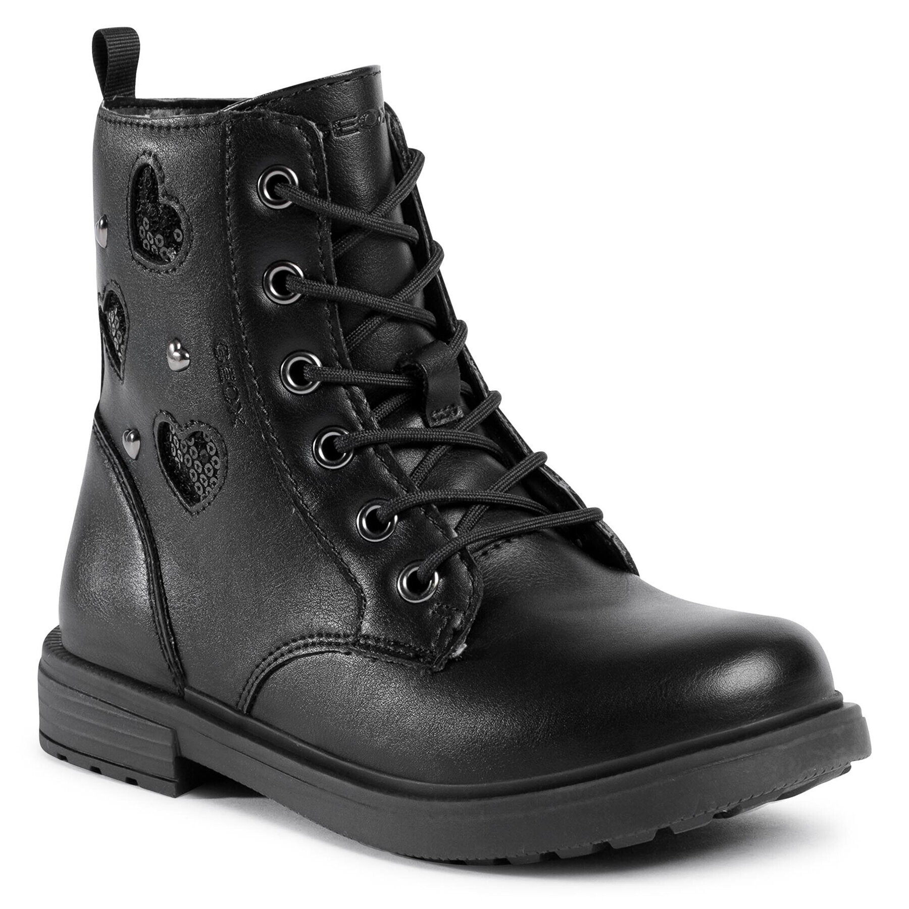 Geox Ботуши J Eclair G. G J049QG 000BC C9999 S Черен - Pepit.bg