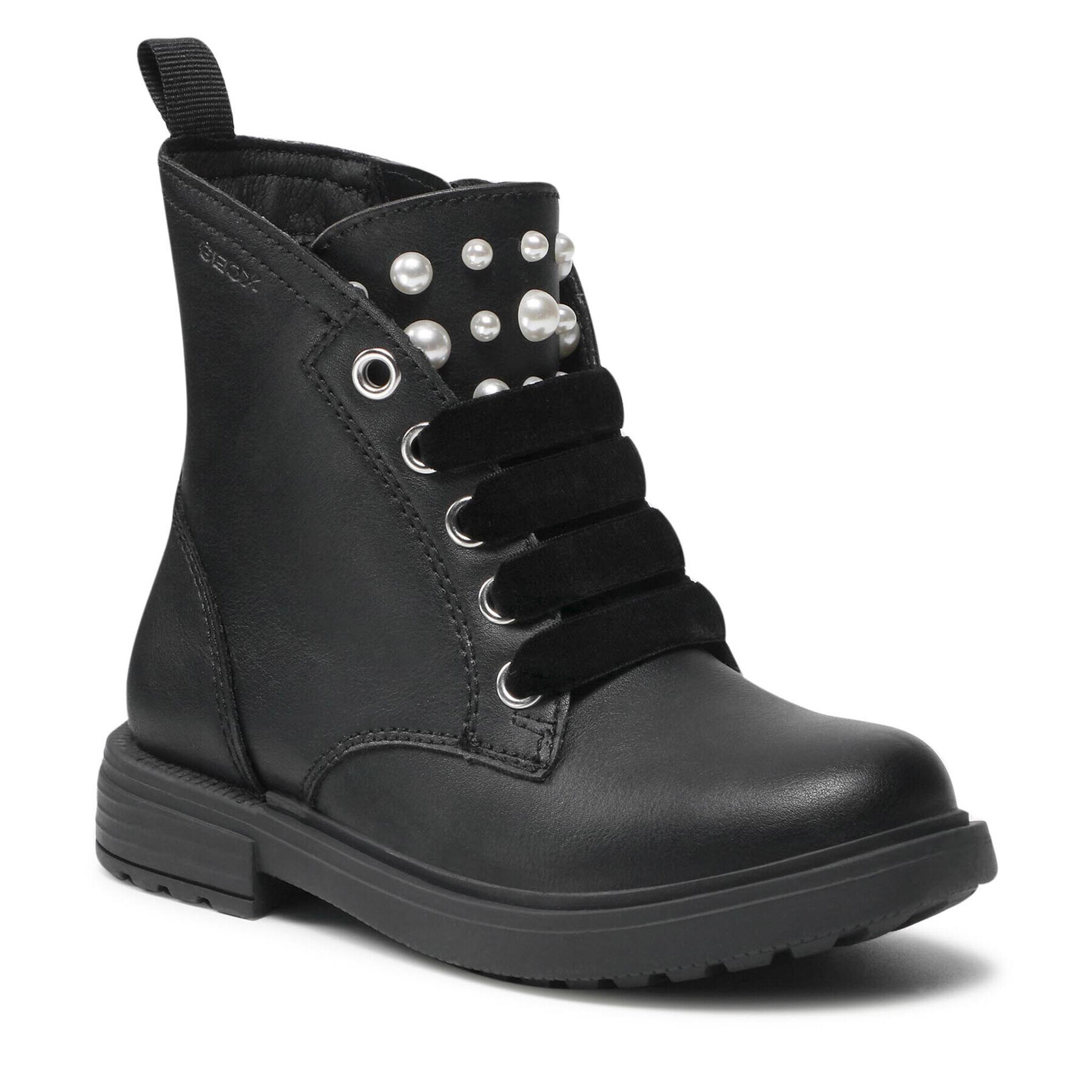 Geox Ботуши J Eclair G. I J169QI 000BC C9999 S Черен - Pepit.bg