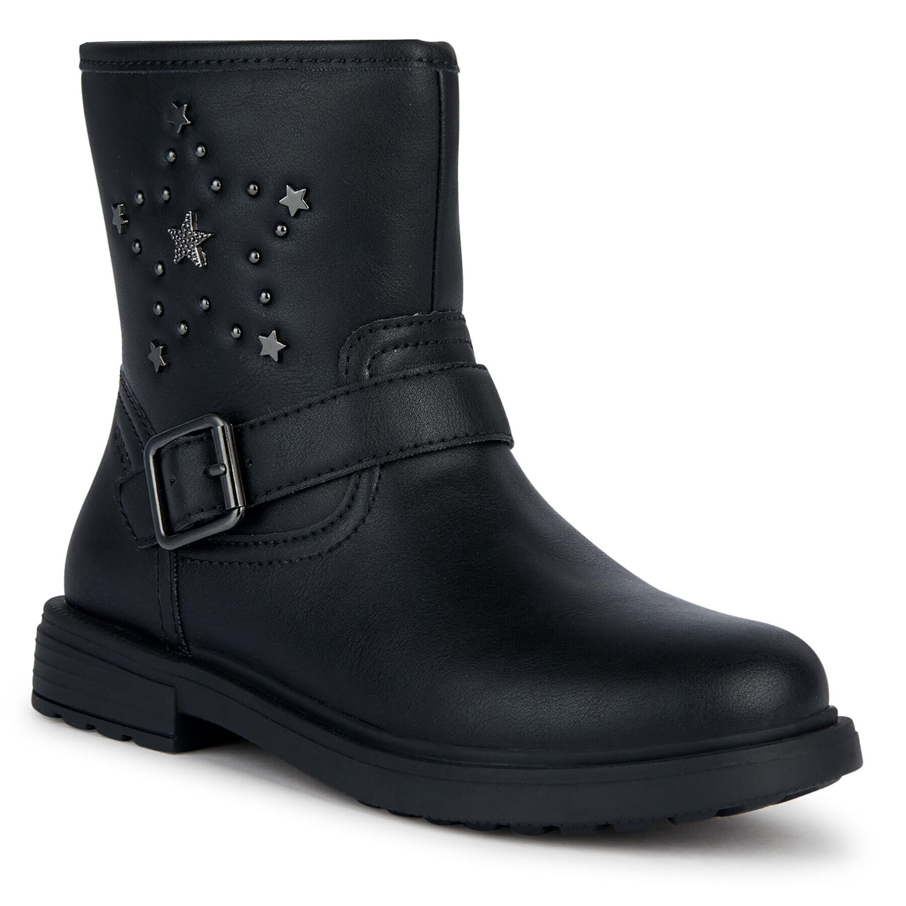 Geox Ботуши Jr Eclair J369QR 000BC C9999 S Черен - Pepit.bg
