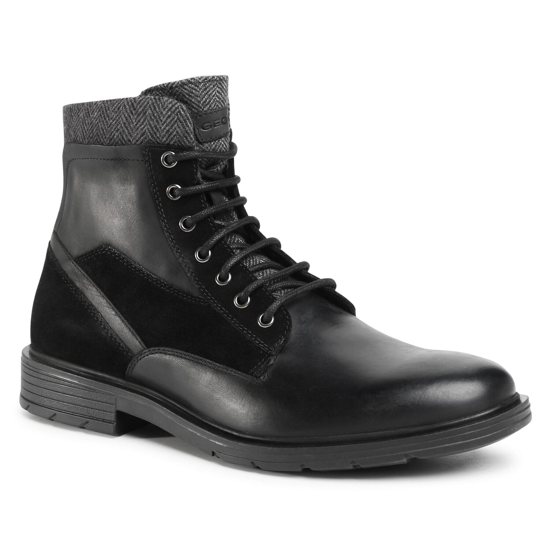 Geox Ботуши U Alberick A U047SA 0EM22 C9999 Черен - Pepit.bg