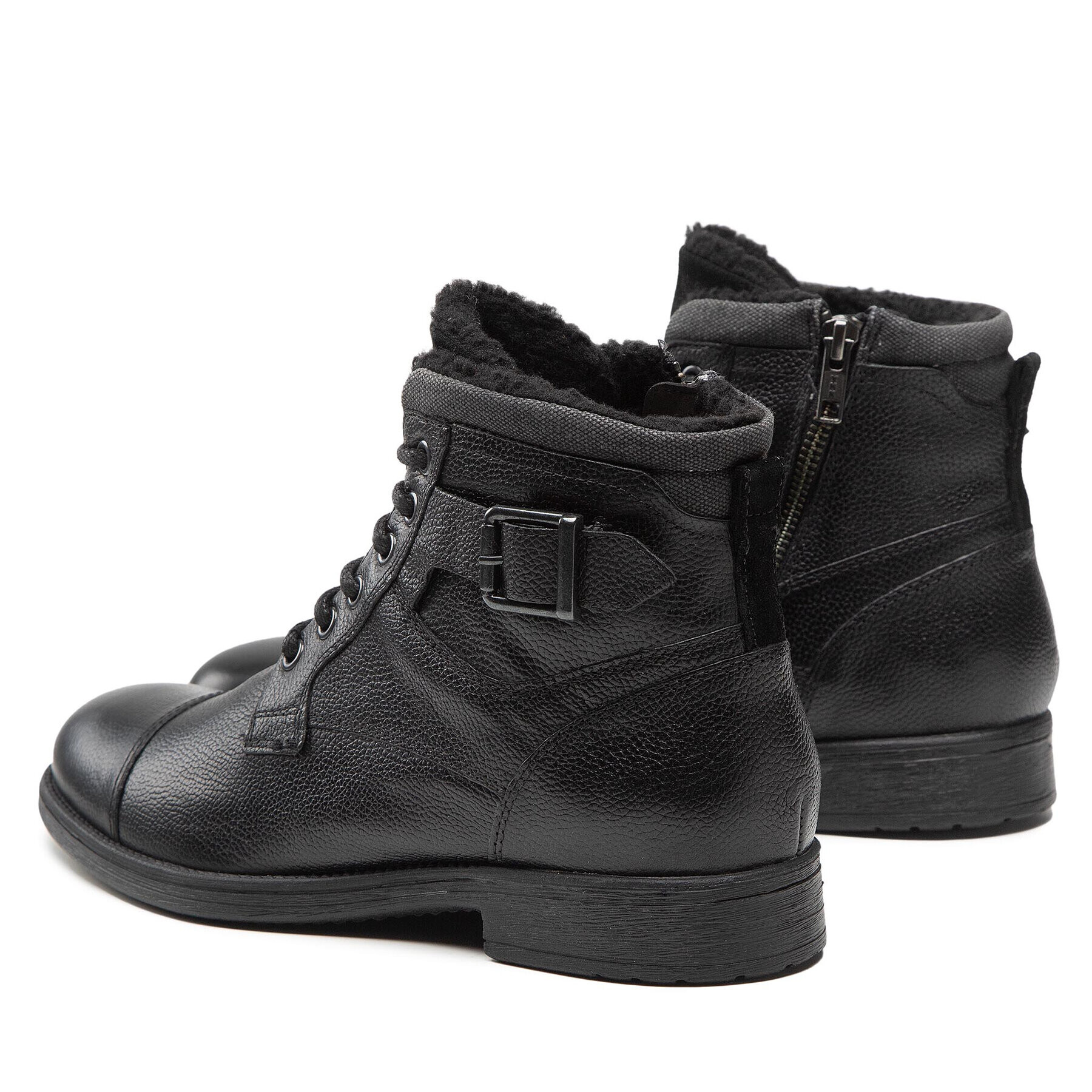 Geox Ботуши U Jaylon A U26Y7A 0003C C9999 Черен - Pepit.bg