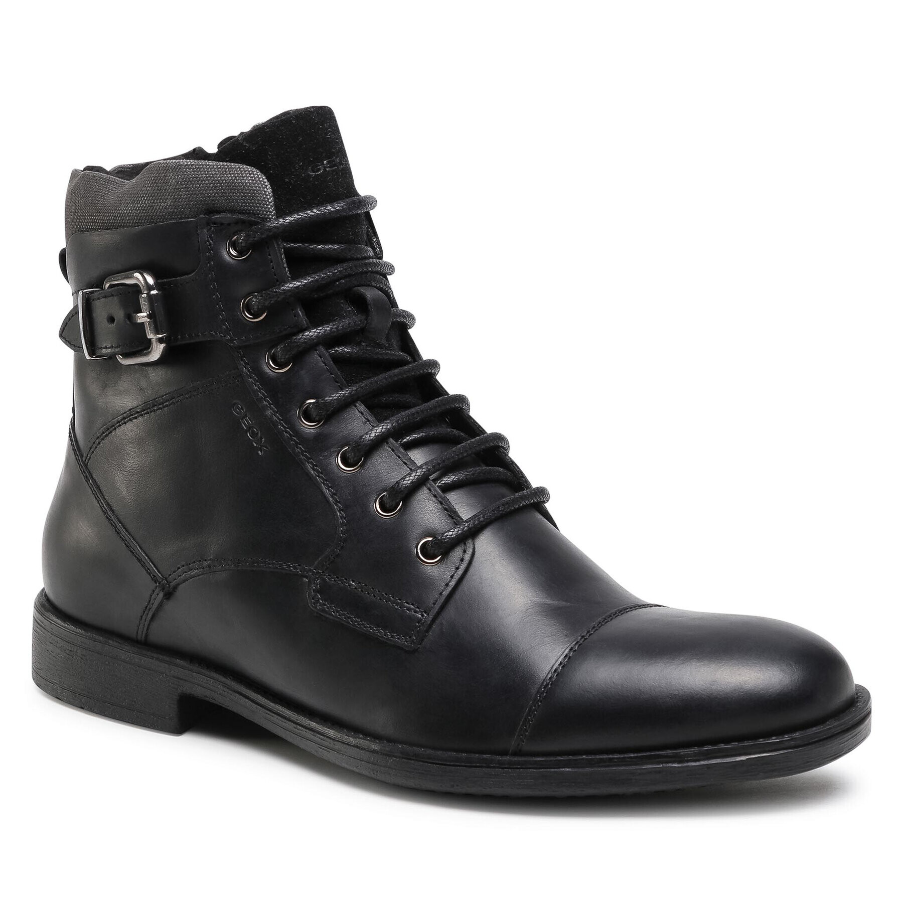 Geox Ботуши U Jaylon D U04Y7D 0003C C9999 Черен - Pepit.bg