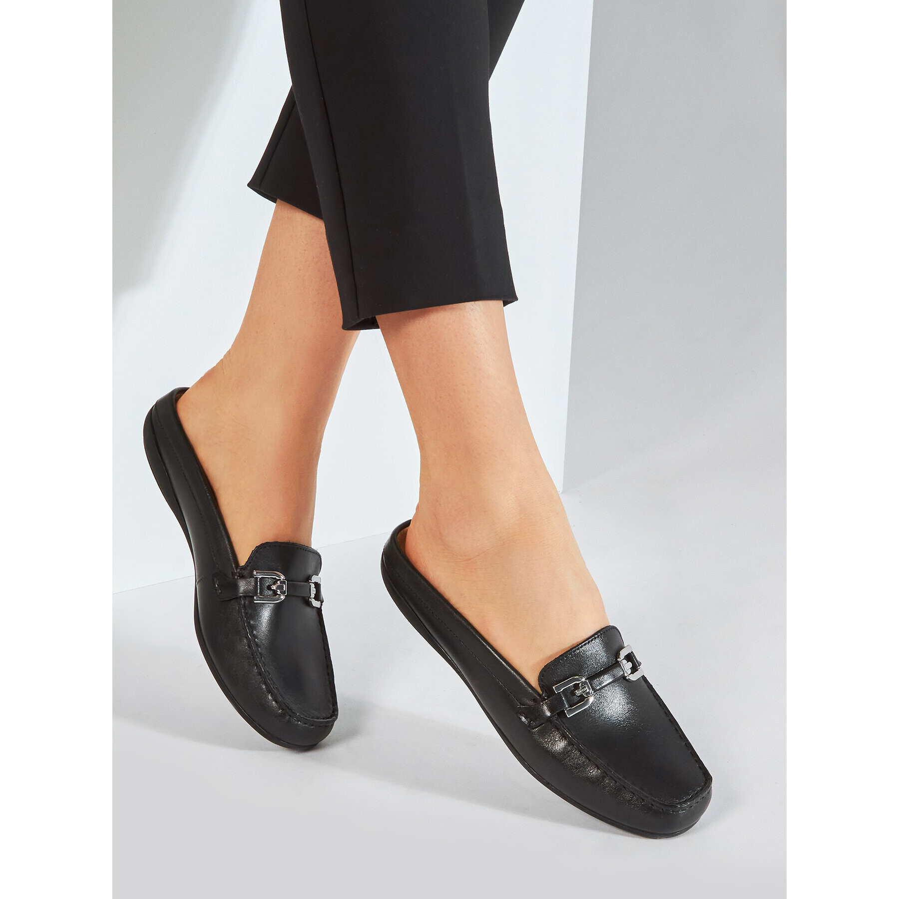Geox Чехли D Annytah Moc B D92BMB 00043 C9999 Черен - Pepit.bg