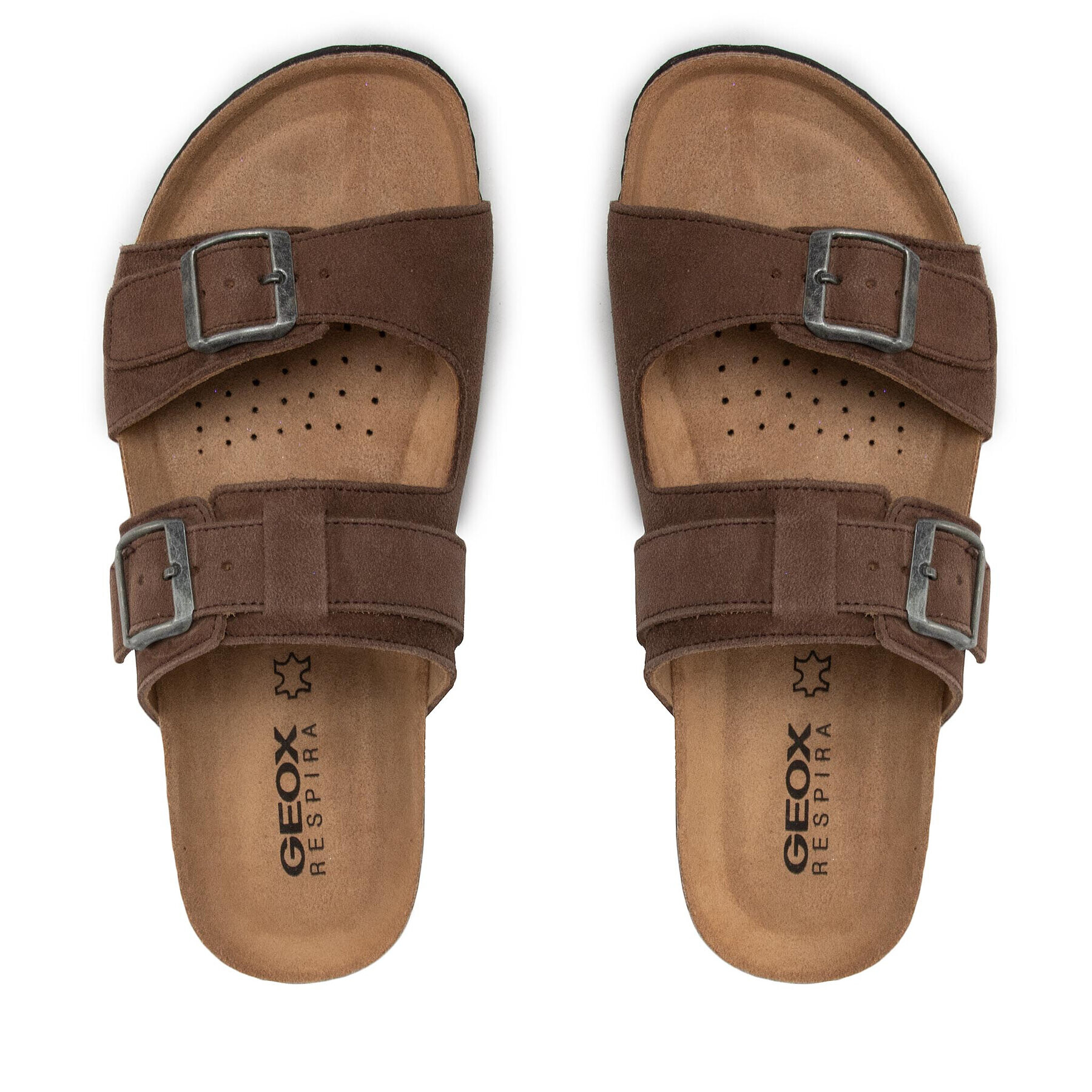 Geox Чехли U Sandal Ghita E U159VE 00022 C1018 Кафяв - Pepit.bg