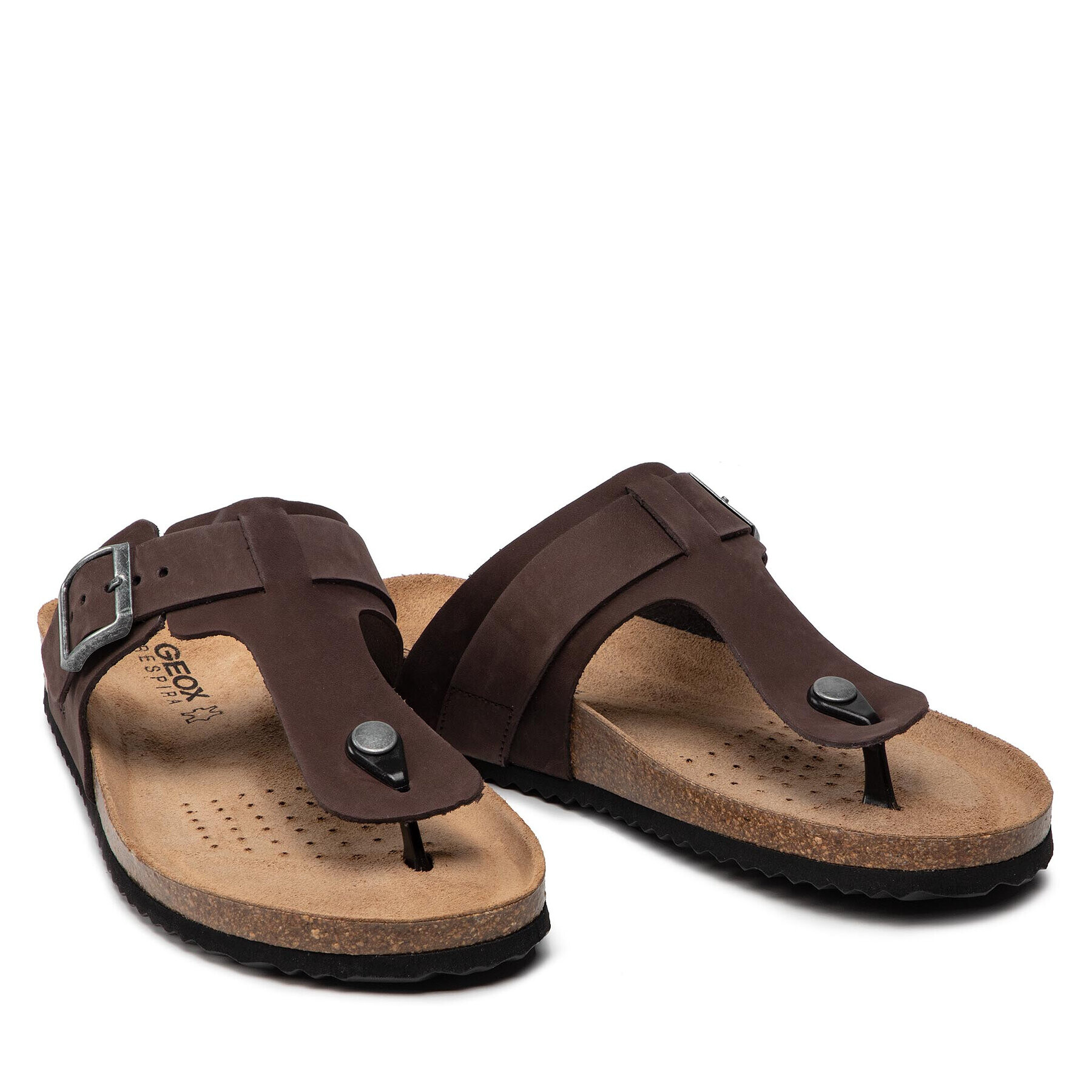 Geox Джапанки U Sandal Ghita D U159VD 00032 C6024 Кафяв - Pepit.bg