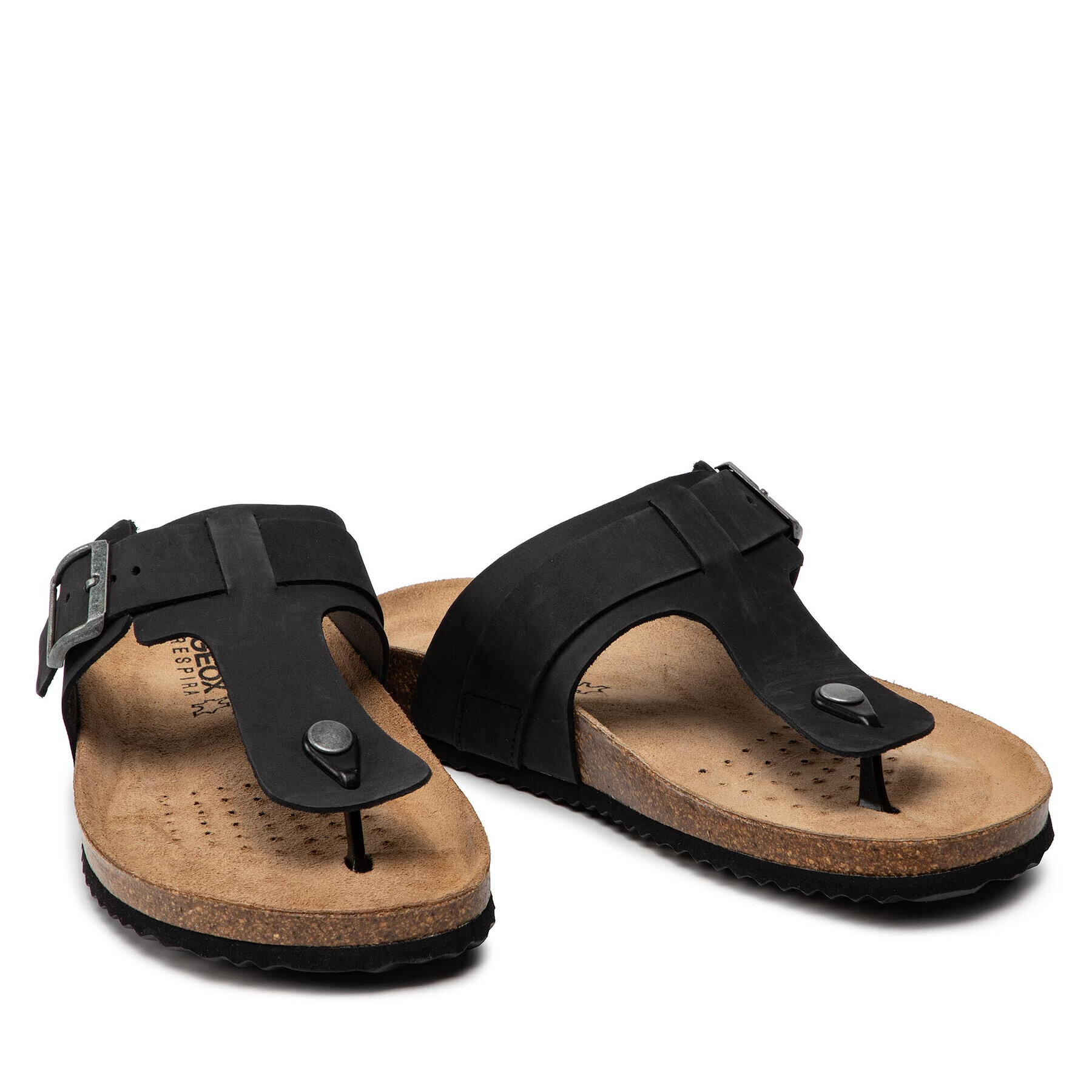 Geox Джапанки U Sandal Ghita D U159VD 00032 C9999 Черен - Pepit.bg