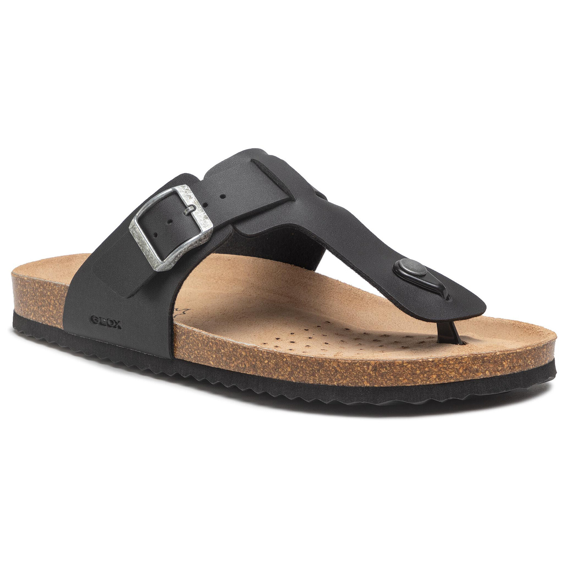 Geox Джапанки U Sandal Ghita D U159VD 000EK C9999 Черен - Pepit.bg