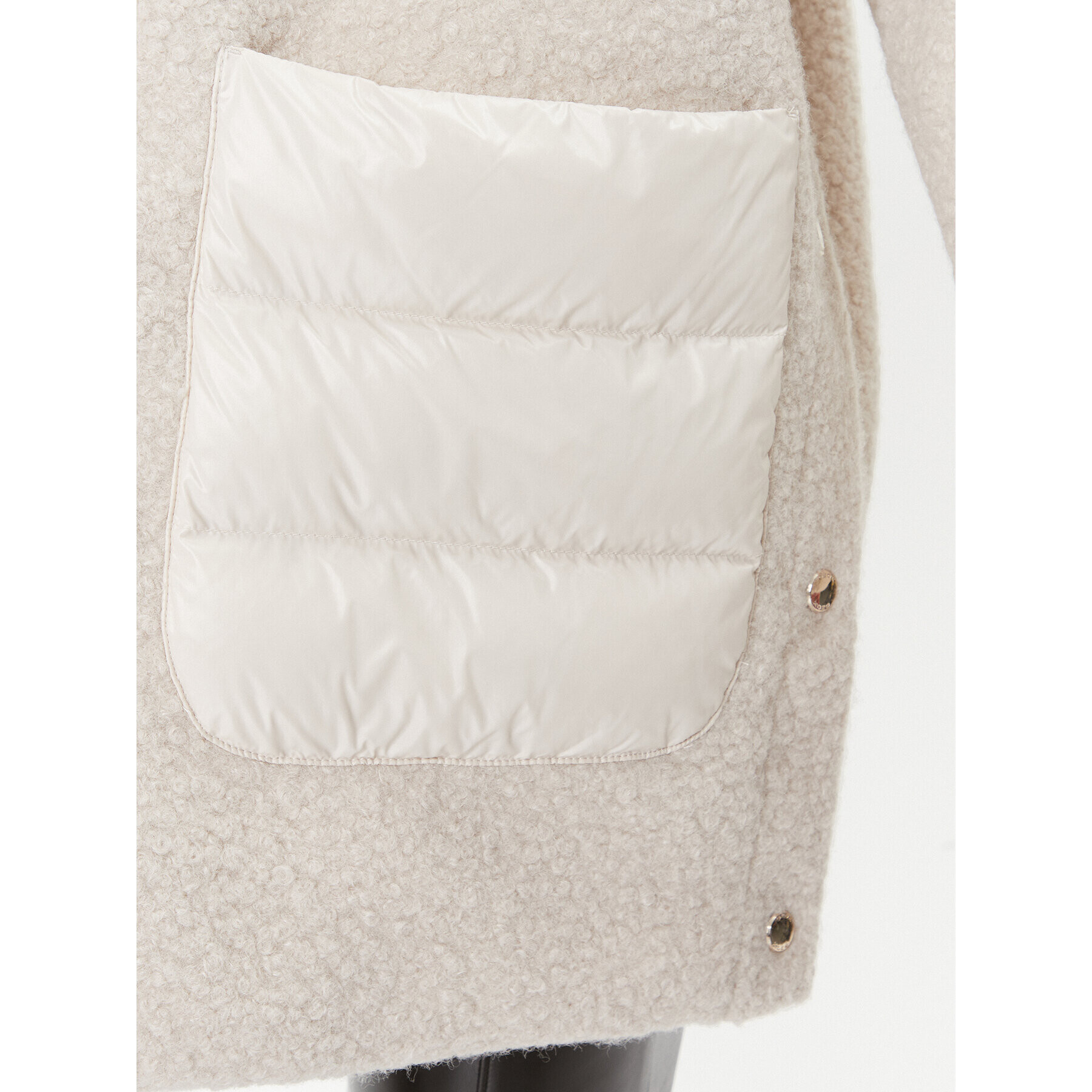 Geox Кожух Calithe W3620G TC176F 1732 Екрю Relaxed Fit - Pepit.bg
