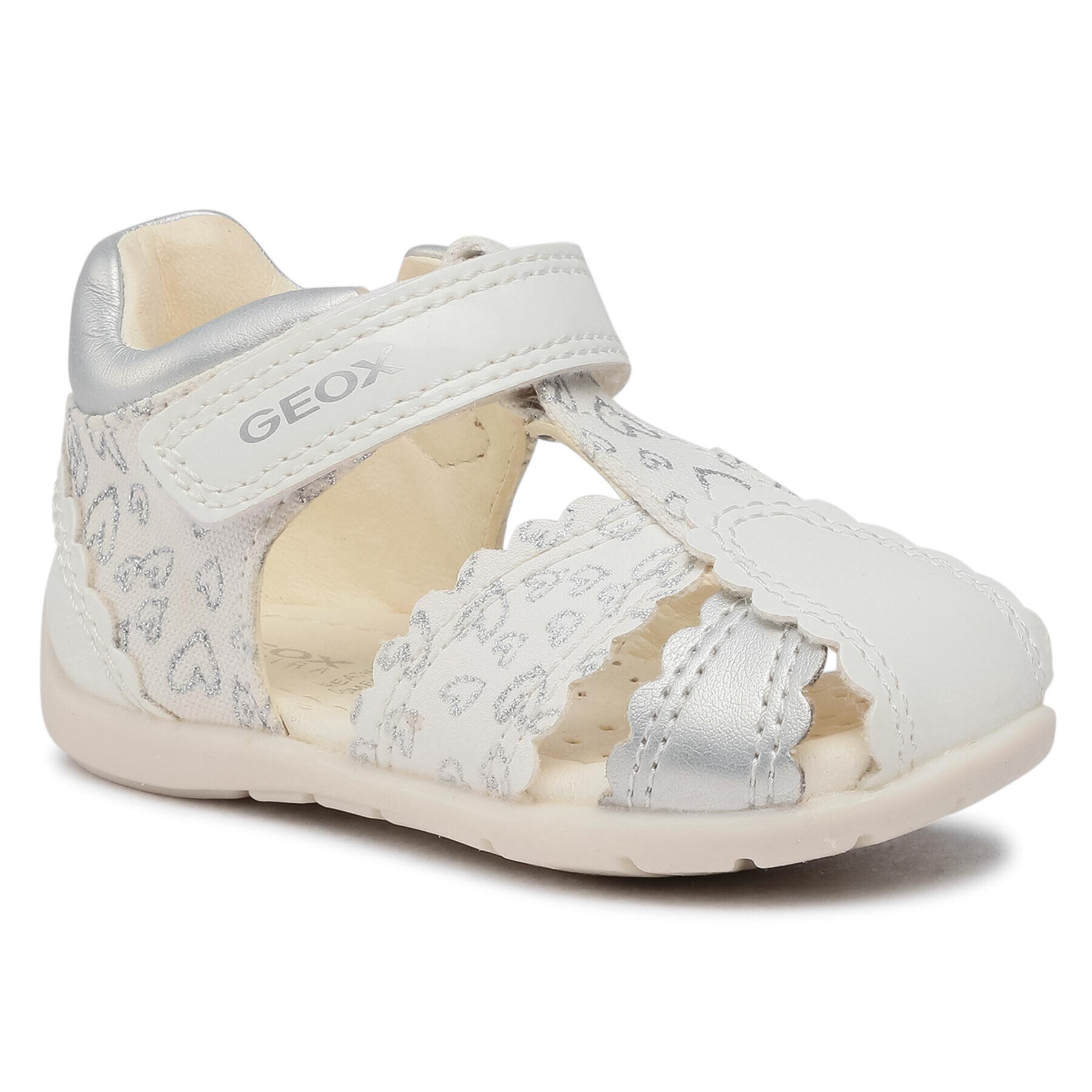 Geox Сандали B Elthan G. C B151QC 0HI10 C0007 Бял - Pepit.bg