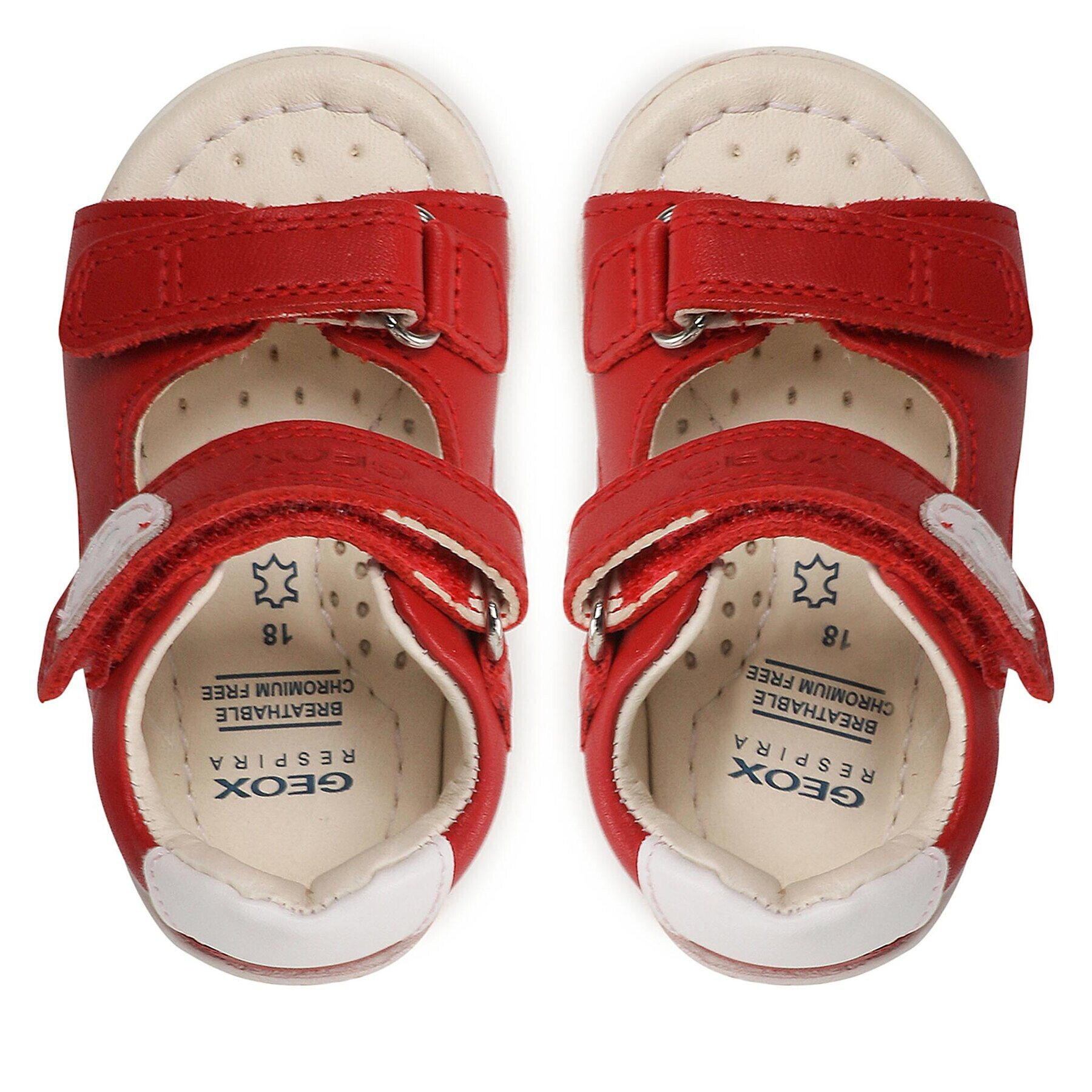 Geox Сандали B Sandal Macchia Boy B254VB08554C7000 Червен - Pepit.bg