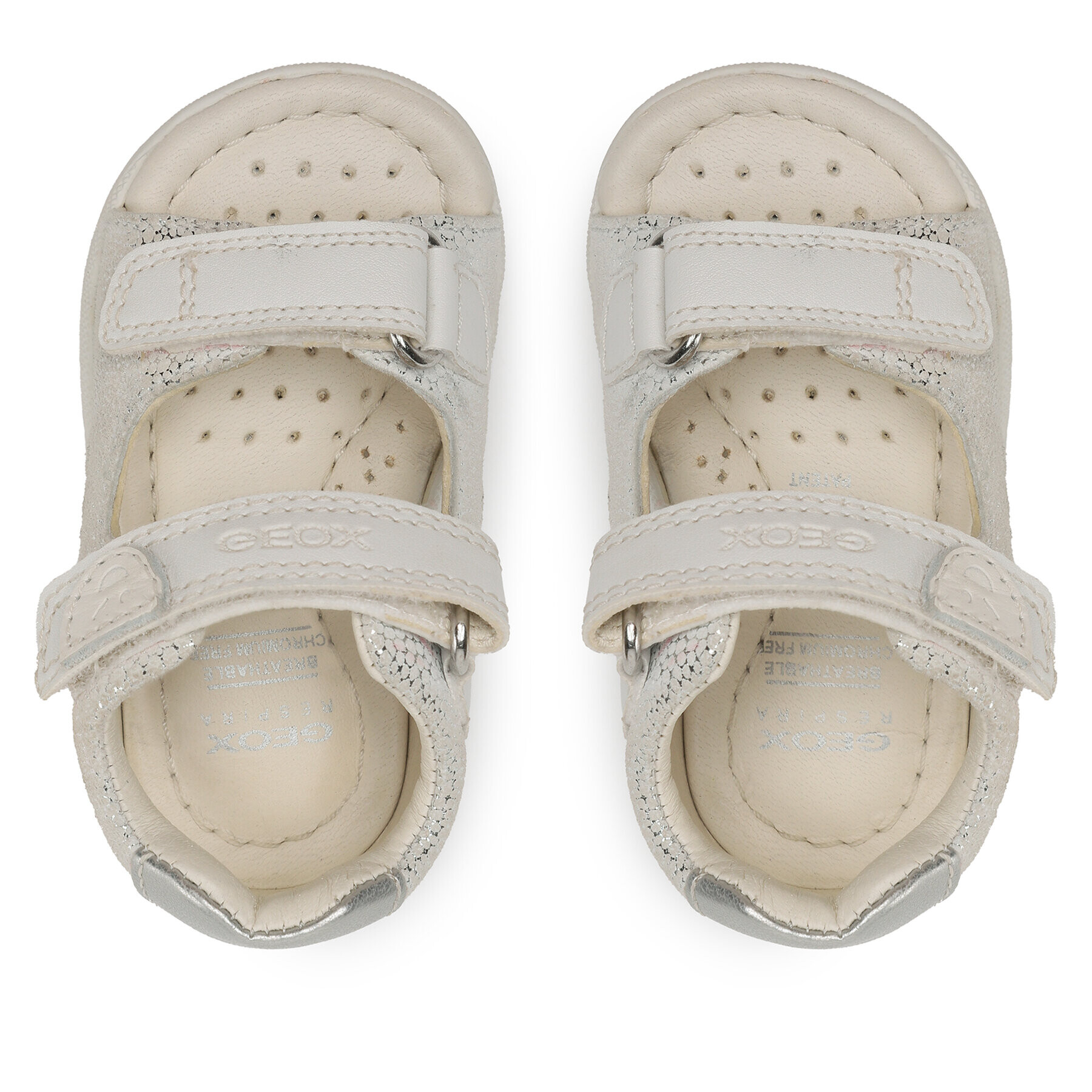 Geox Сандали B Sandal Macchia Gir B254WA007NFC0626 Бял - Pepit.bg