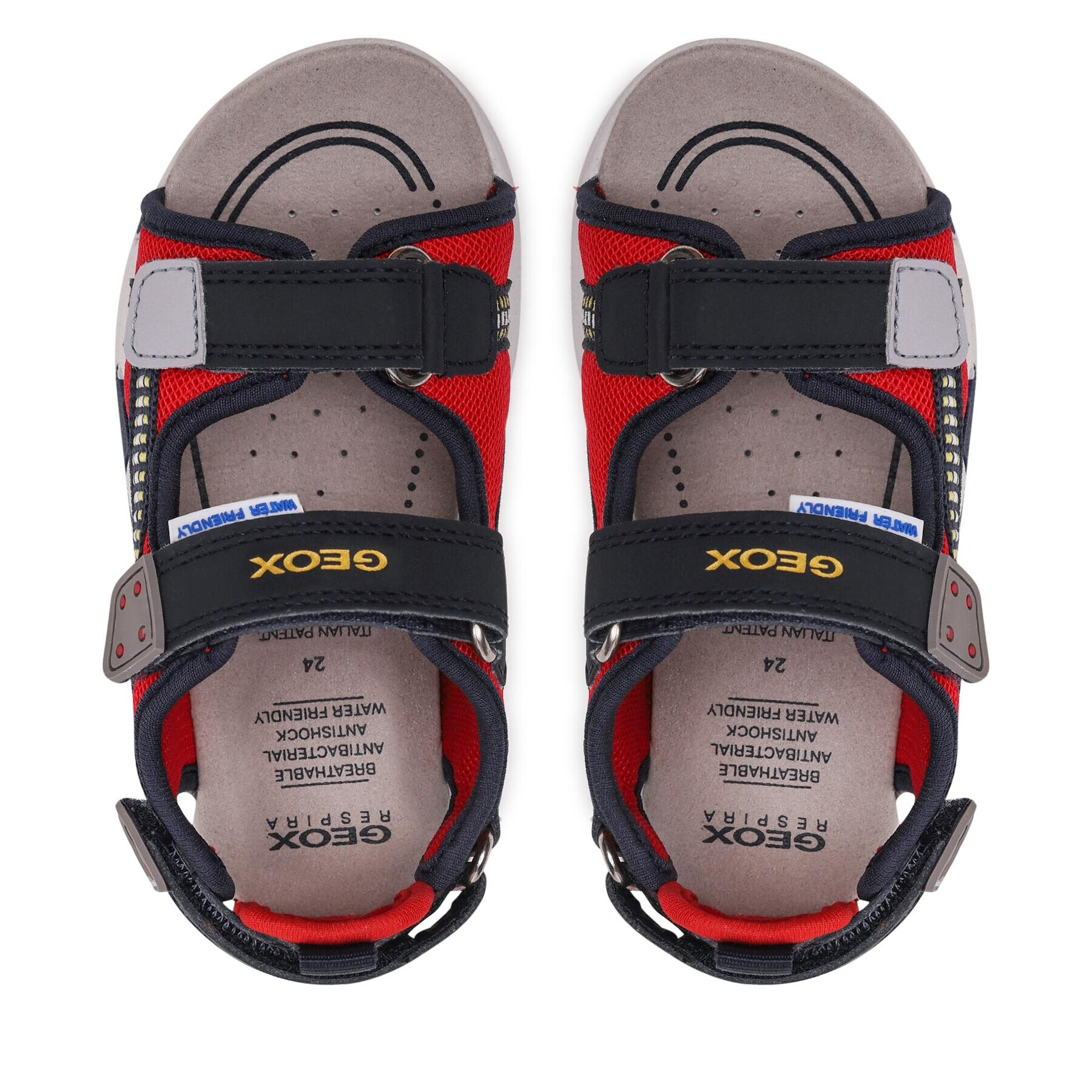 Geox Сандали B Sandal Multy Boy B150FA05014C7217 S Червен - Pepit.bg