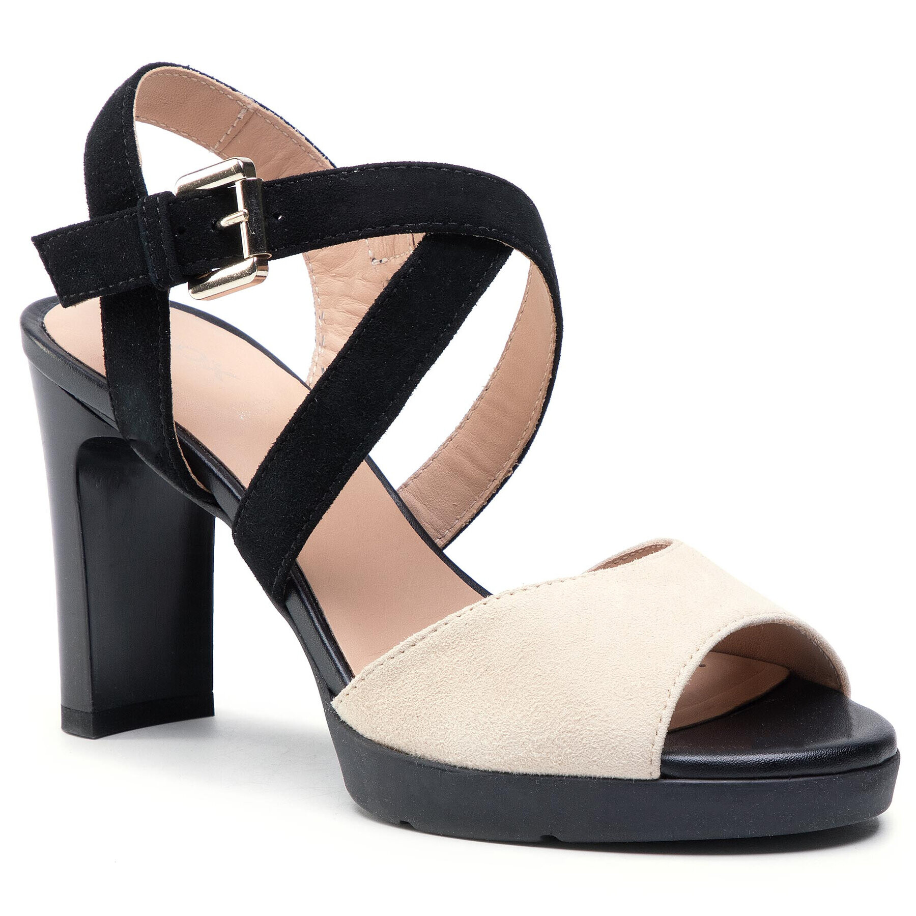 Geox Сандали D Annya High Sandal D D02CLD 00021 C0210 Черен - Pepit.bg